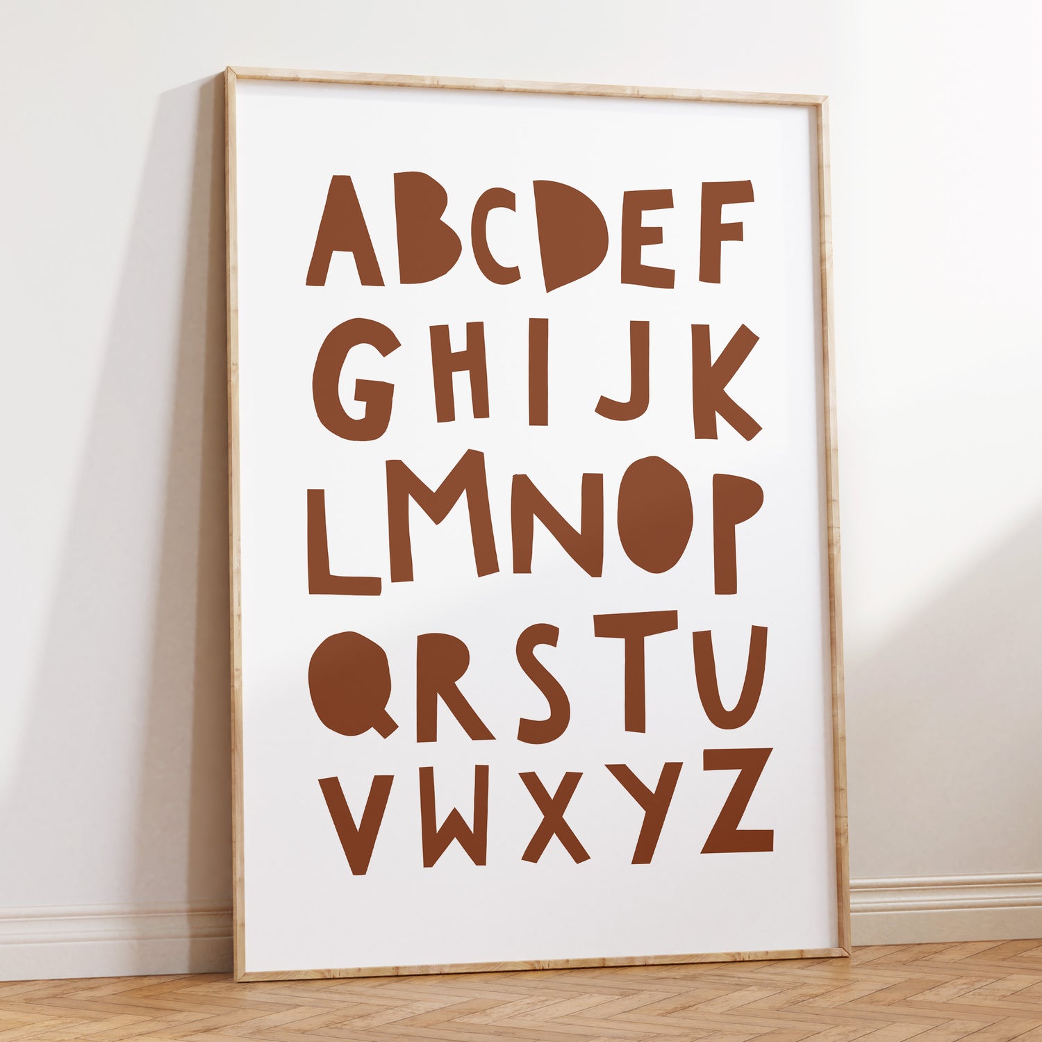 Rope Alphabet Print