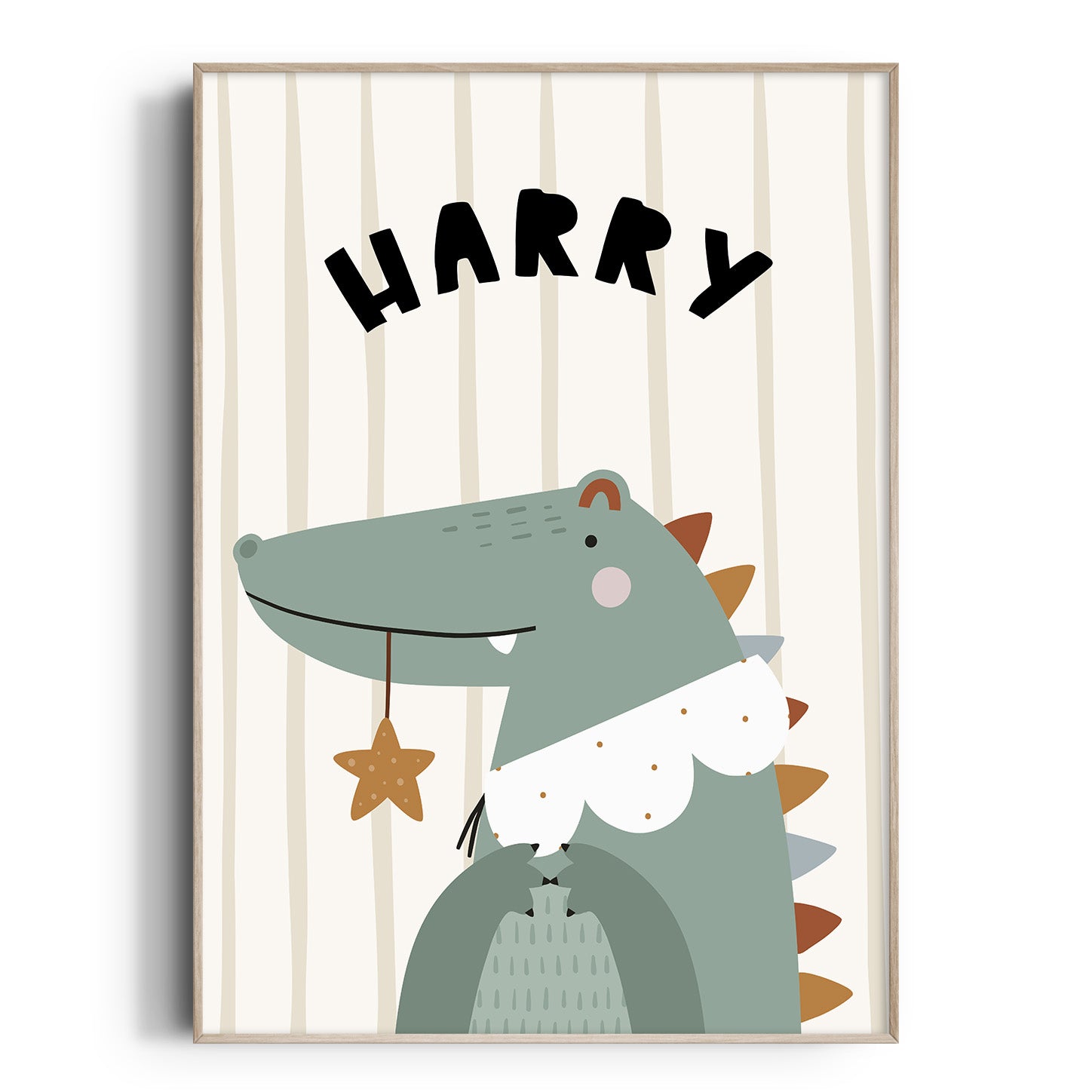 Magic Safari Animal Name Print - Crocodile