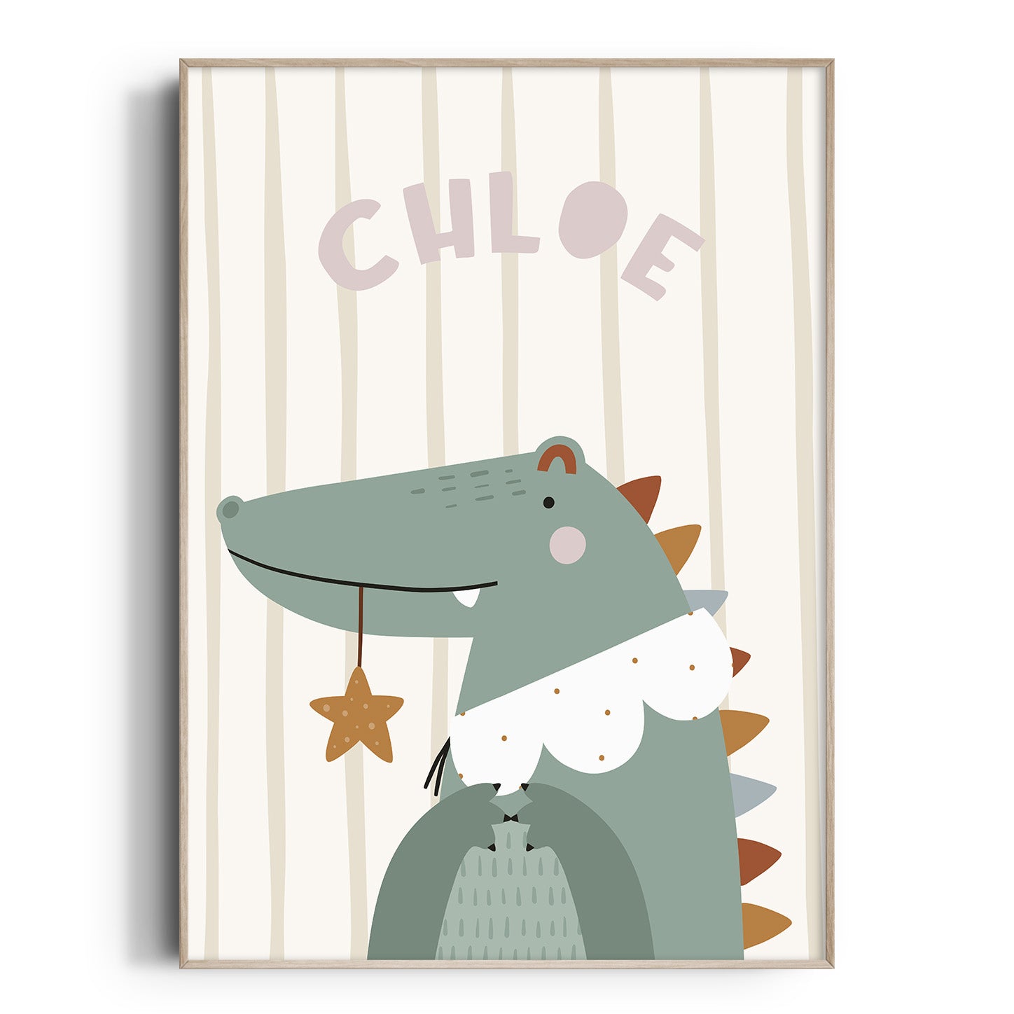 Magic Safari Animal Name Print - Crocodile