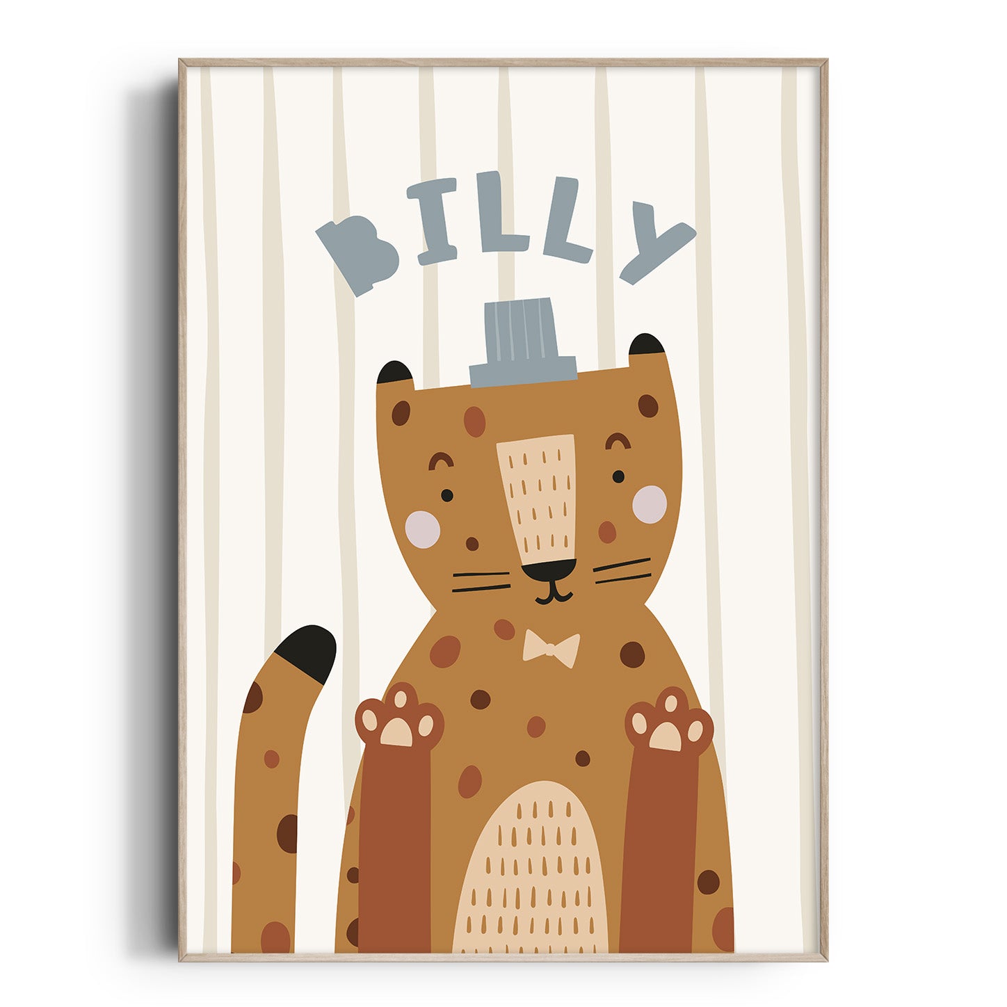 Magic Safari Animal Name Print - Leopard