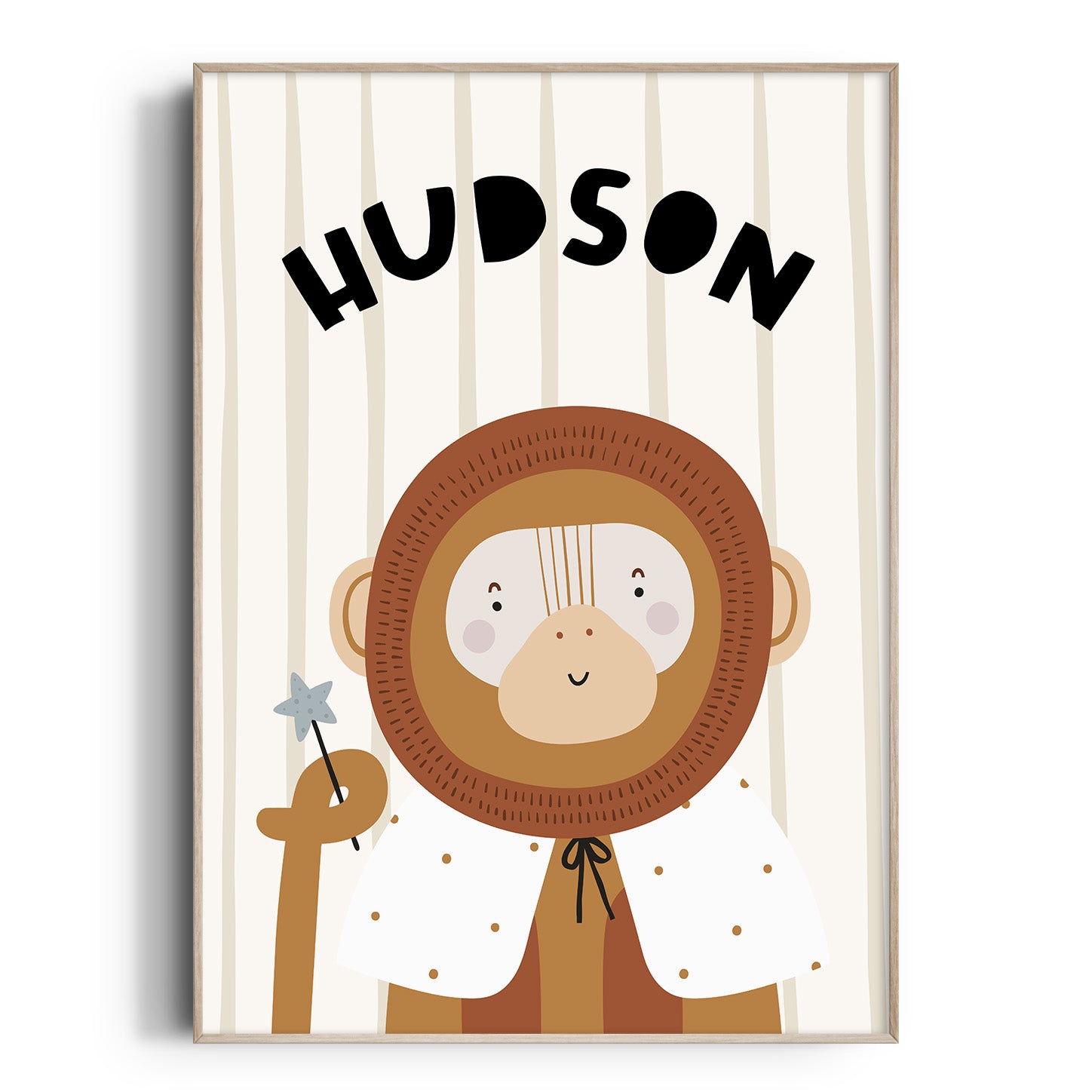 Magic Safari Animal Name Print - Monkey