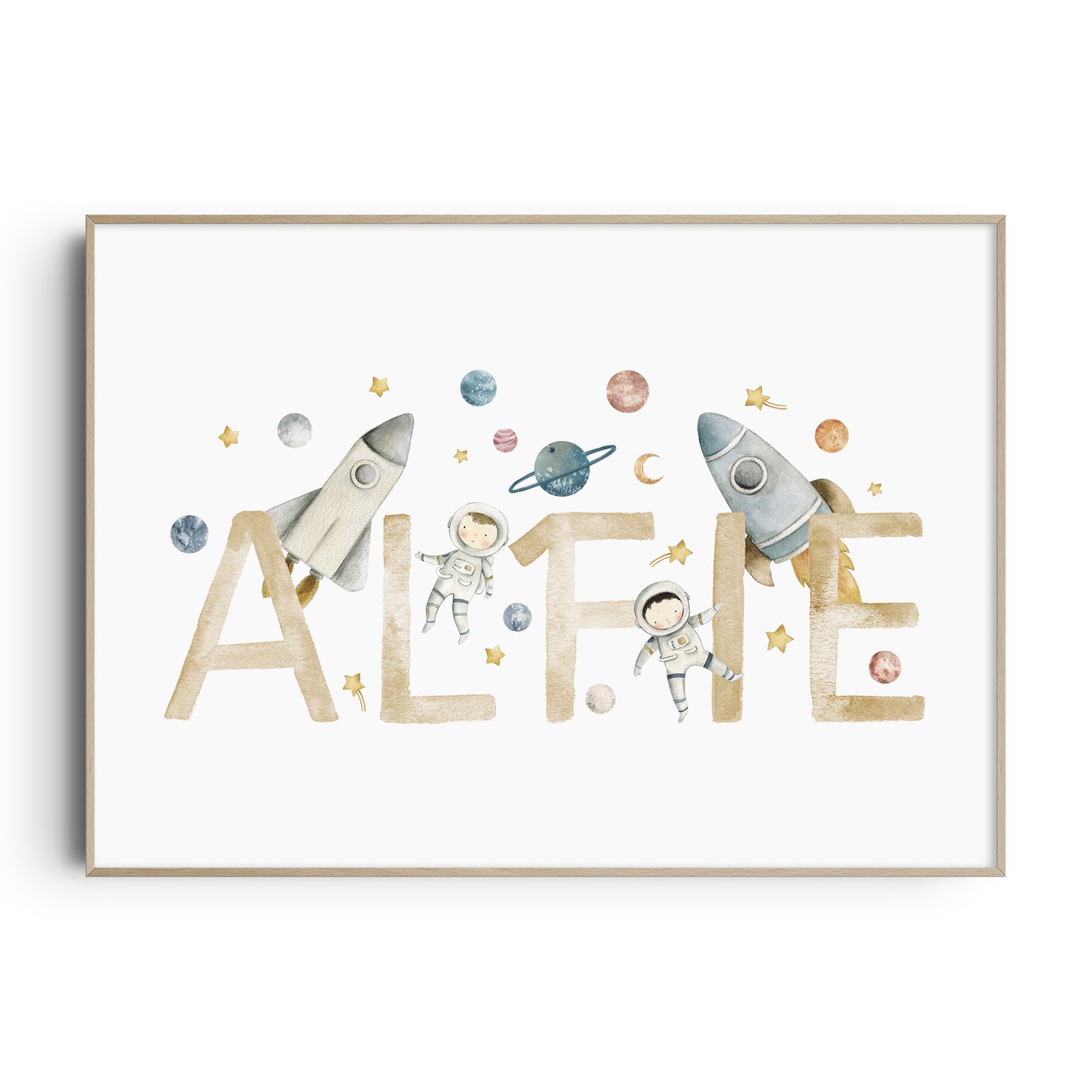 Space Name Print