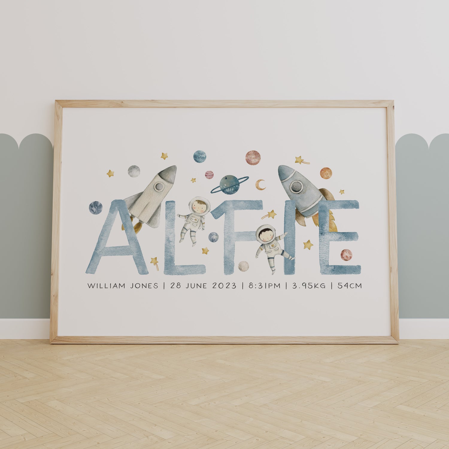Space Name Print