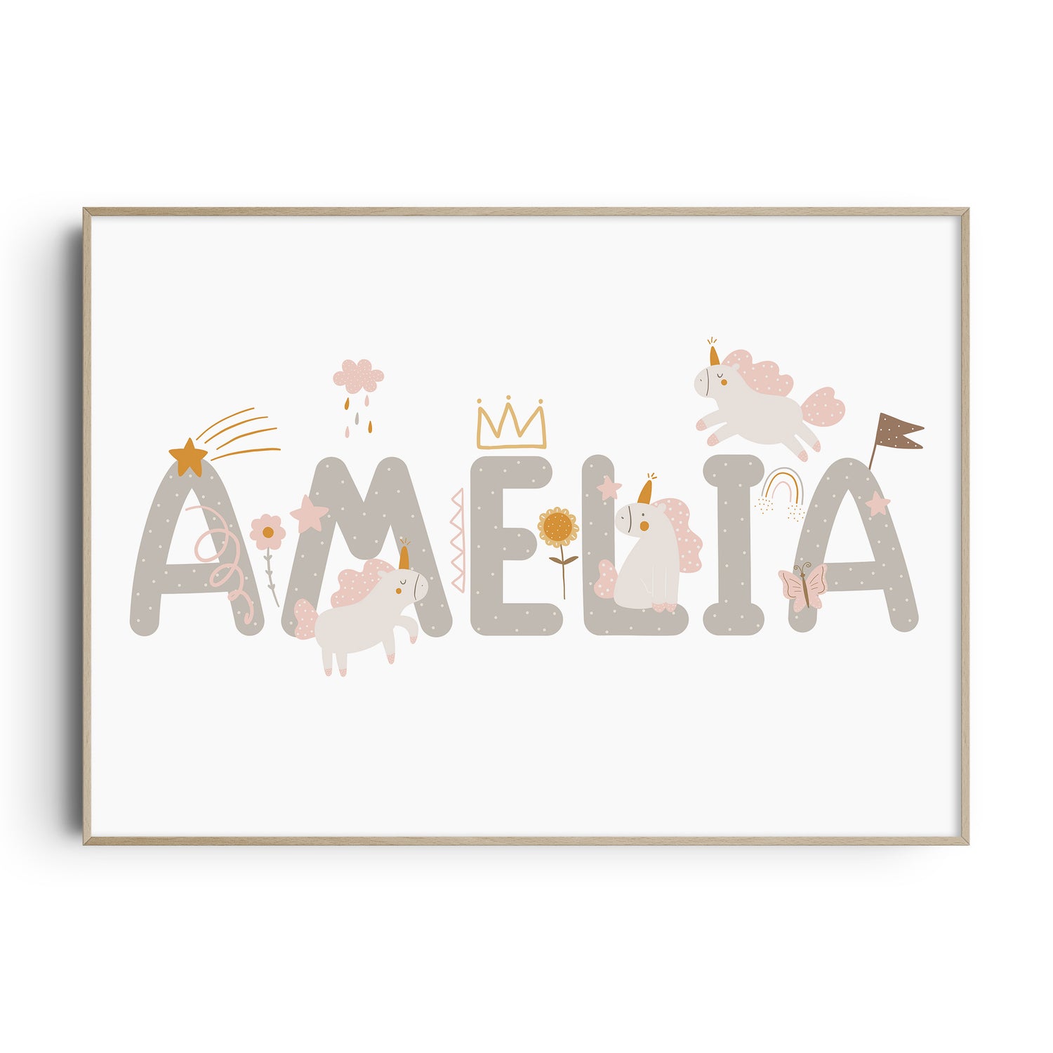 Unicorn Name Print