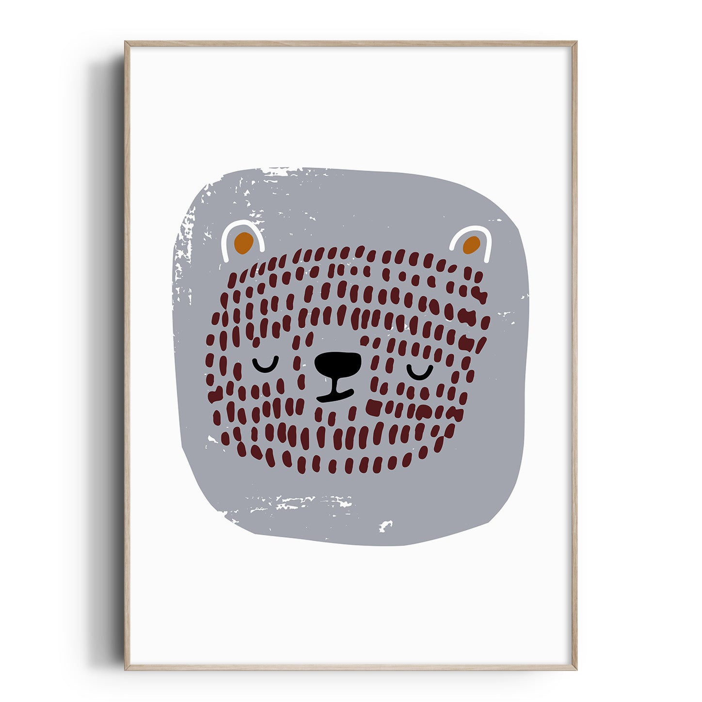 Woodland Bear Print