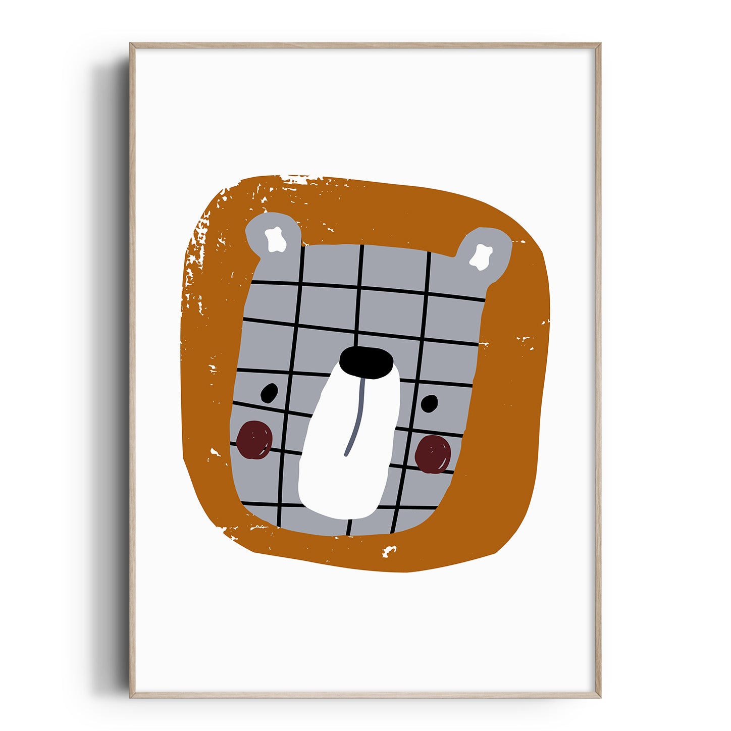 Woodland Bear Print