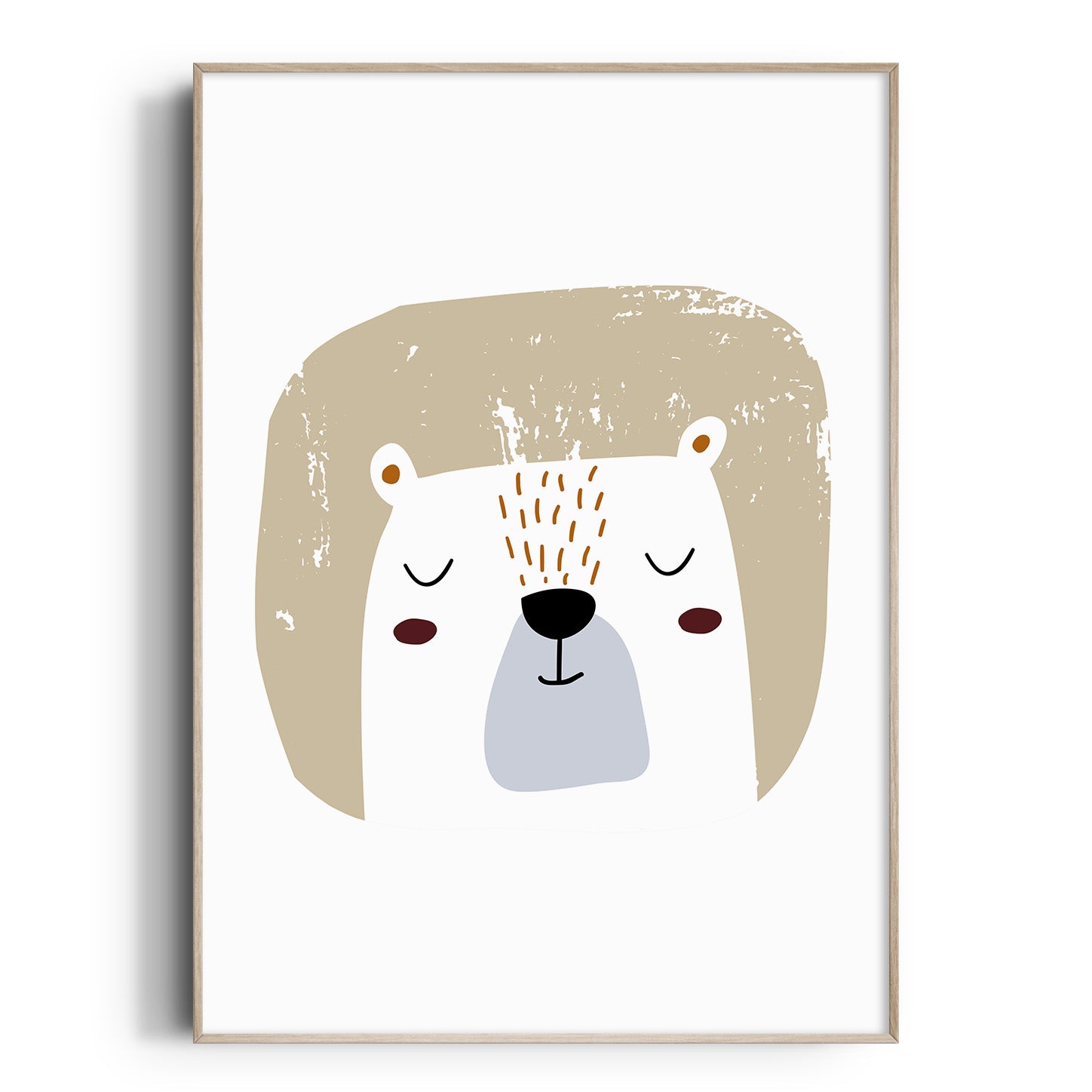 Woodland Bear Print