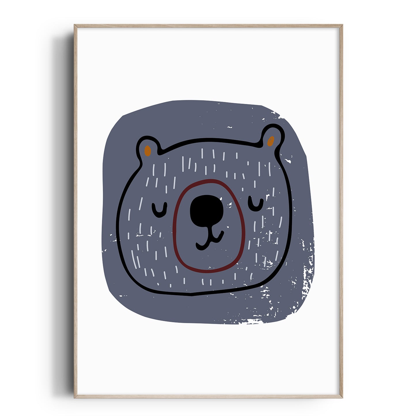 Woodland Bear Print