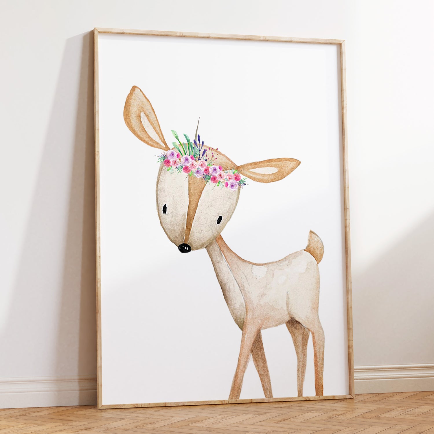 Woodland Deer Print