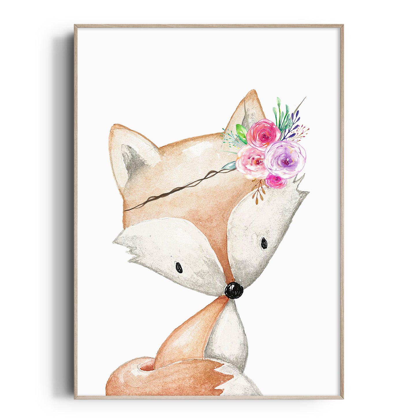 Woodland Fox Print