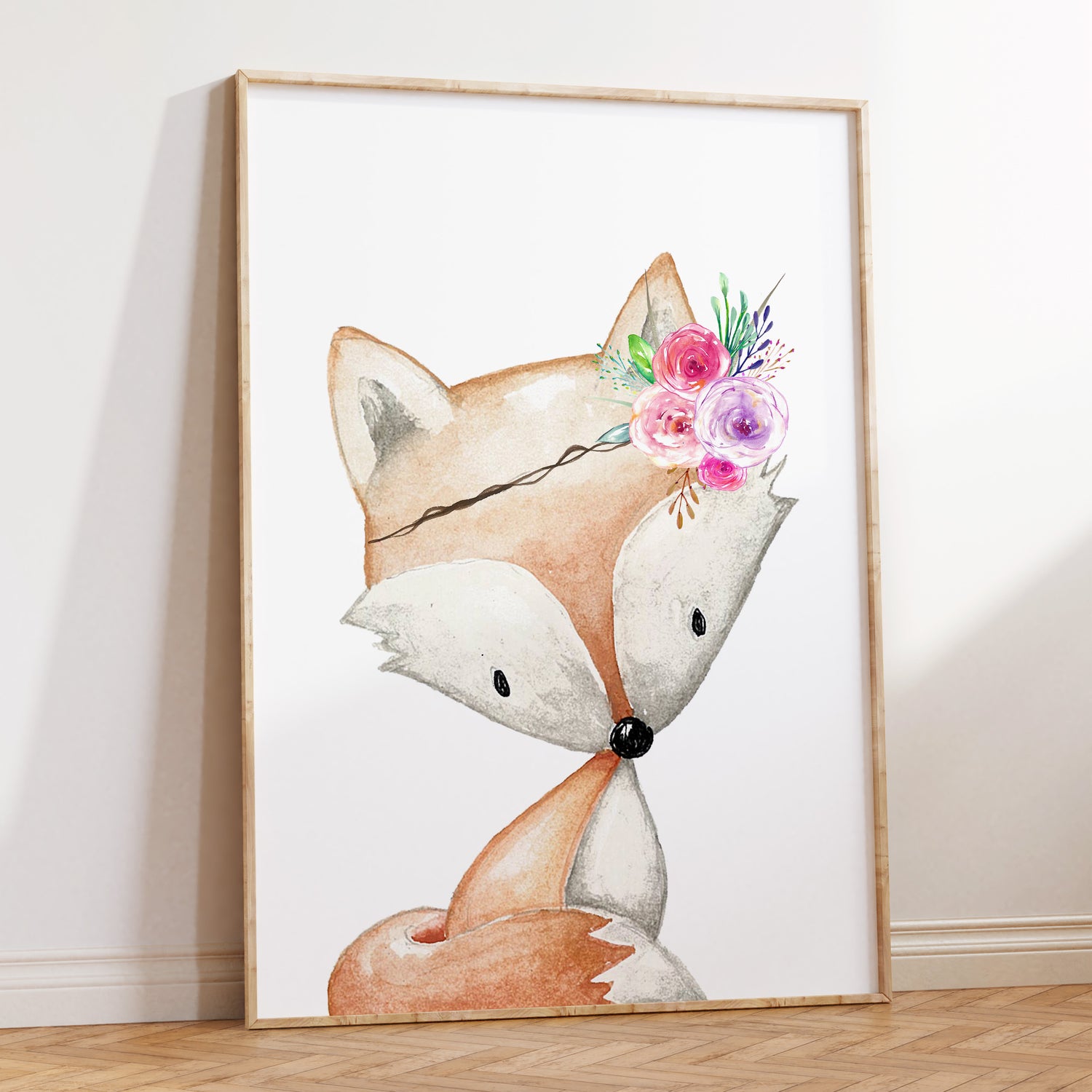 Woodland Fox Print