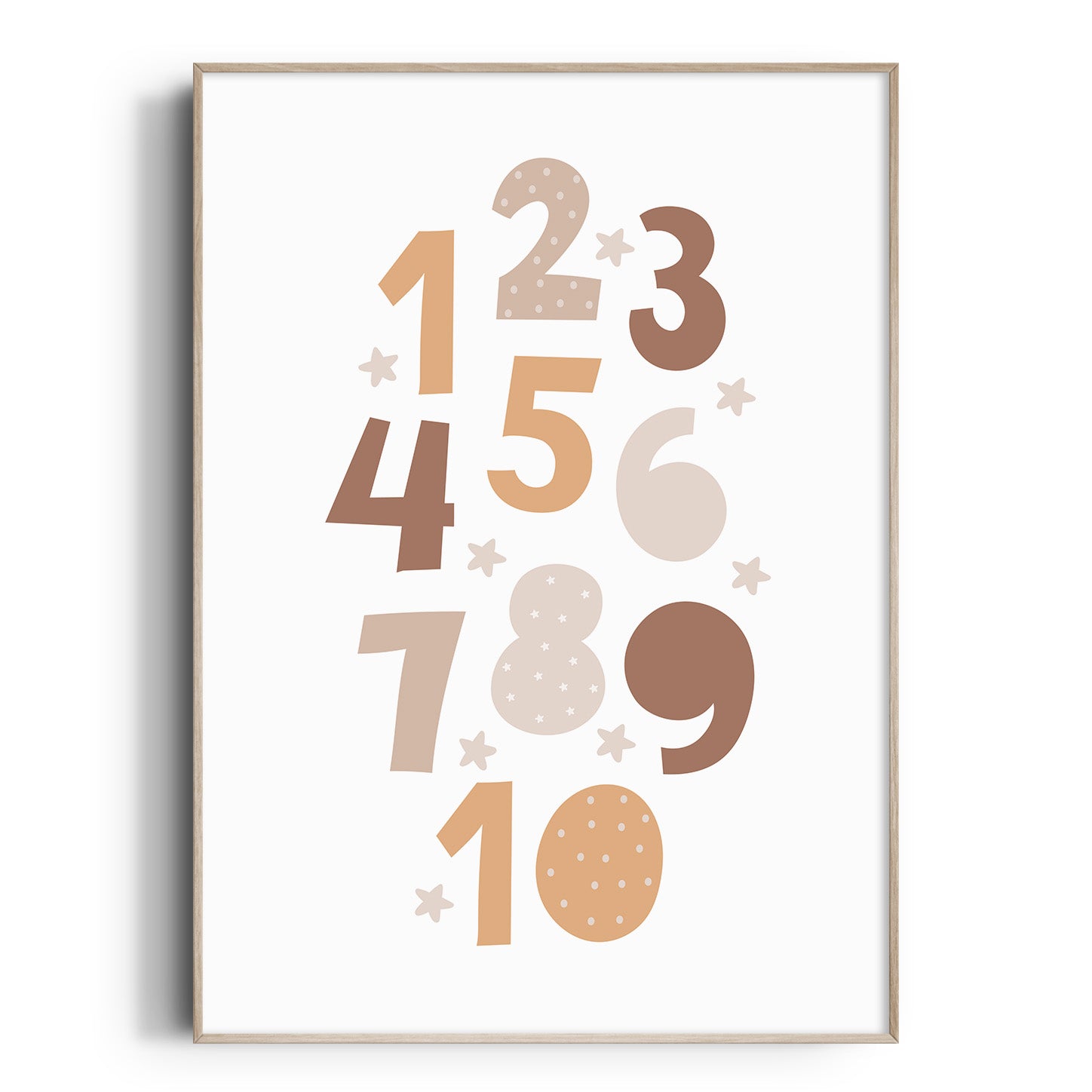 Boho Numbers Print