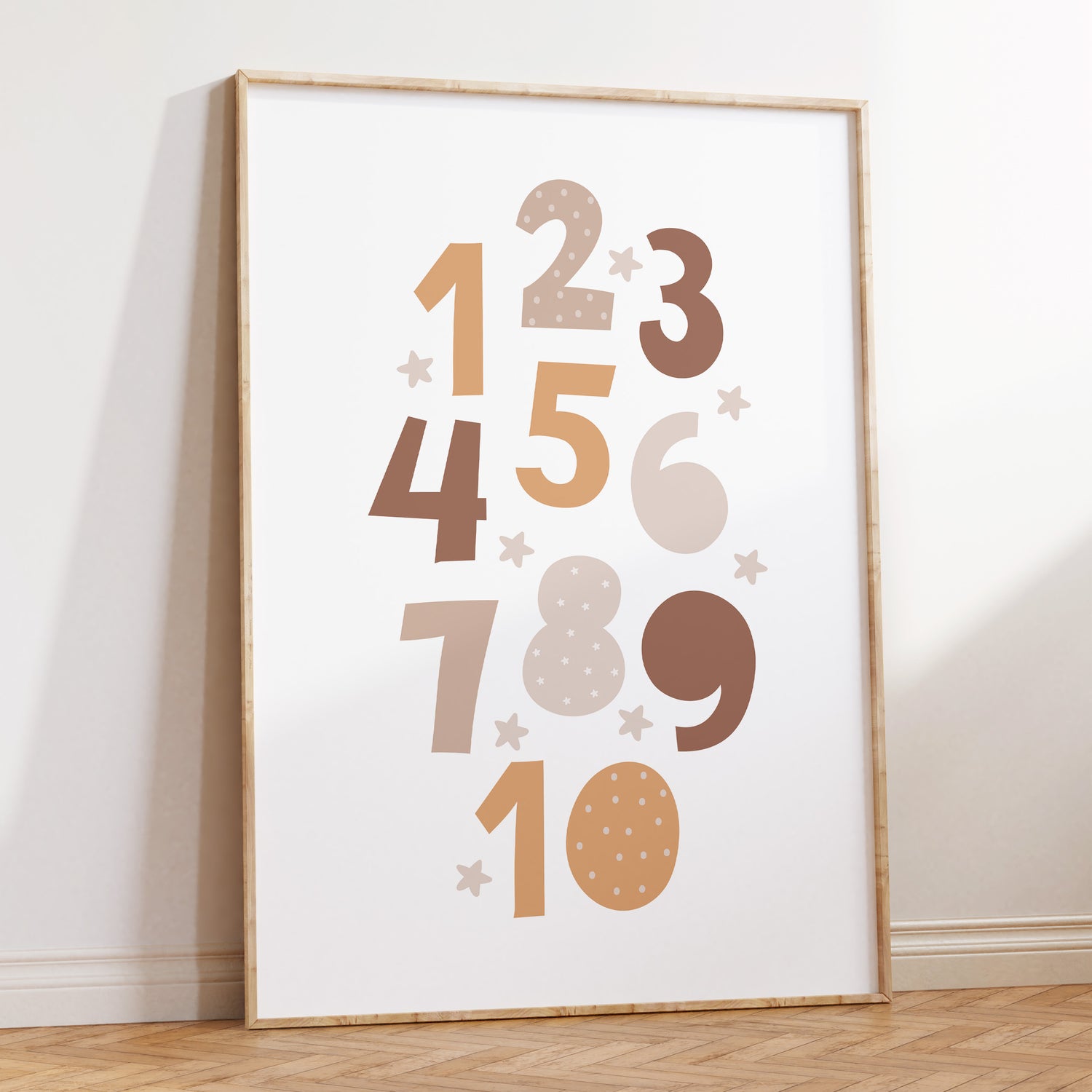 Boho Numbers Print