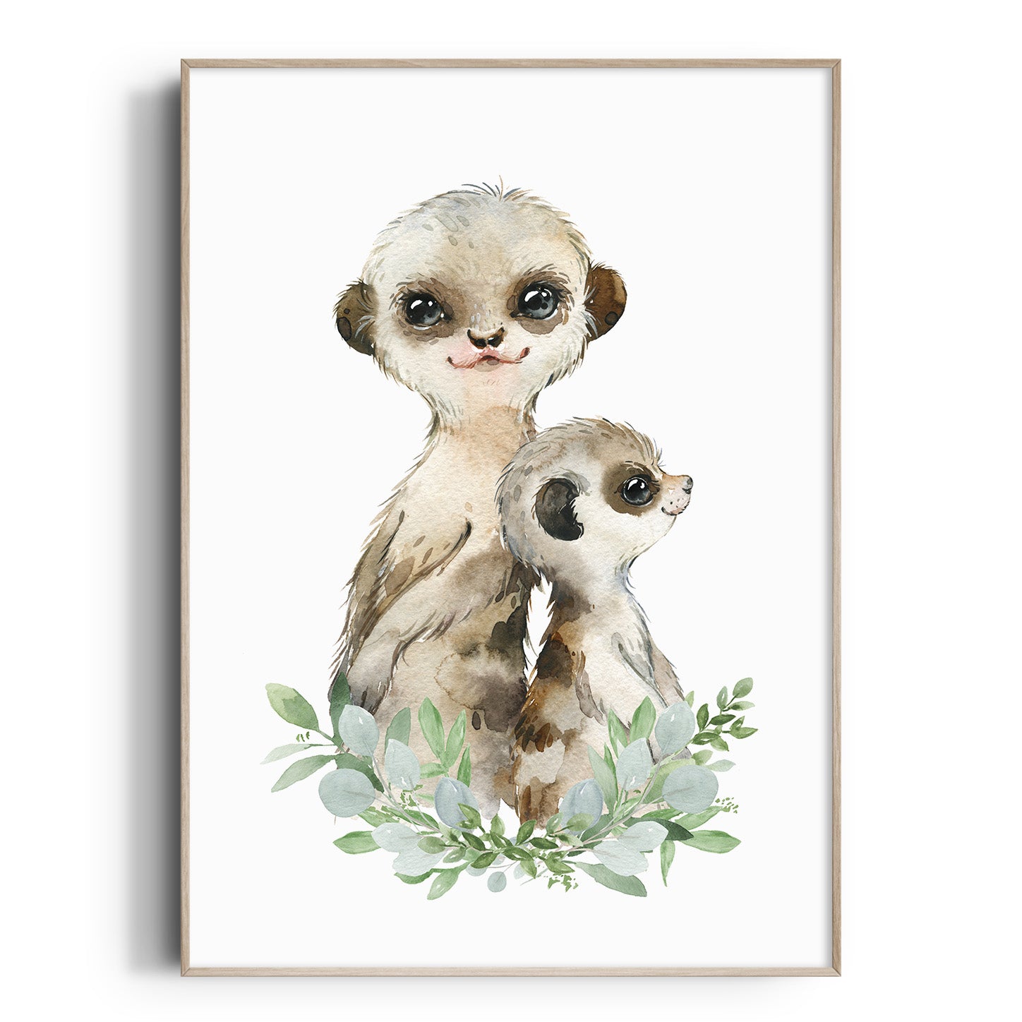 Meerkat Nursery Wall Art Print