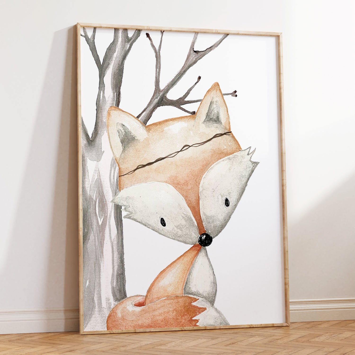 Woodland Fox Print