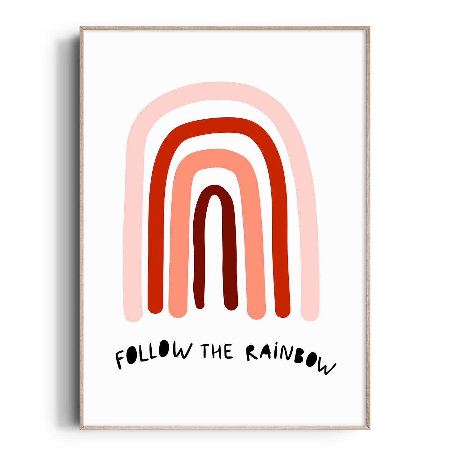 Rainbow Nursery Wall Art - Follow The Rainbow