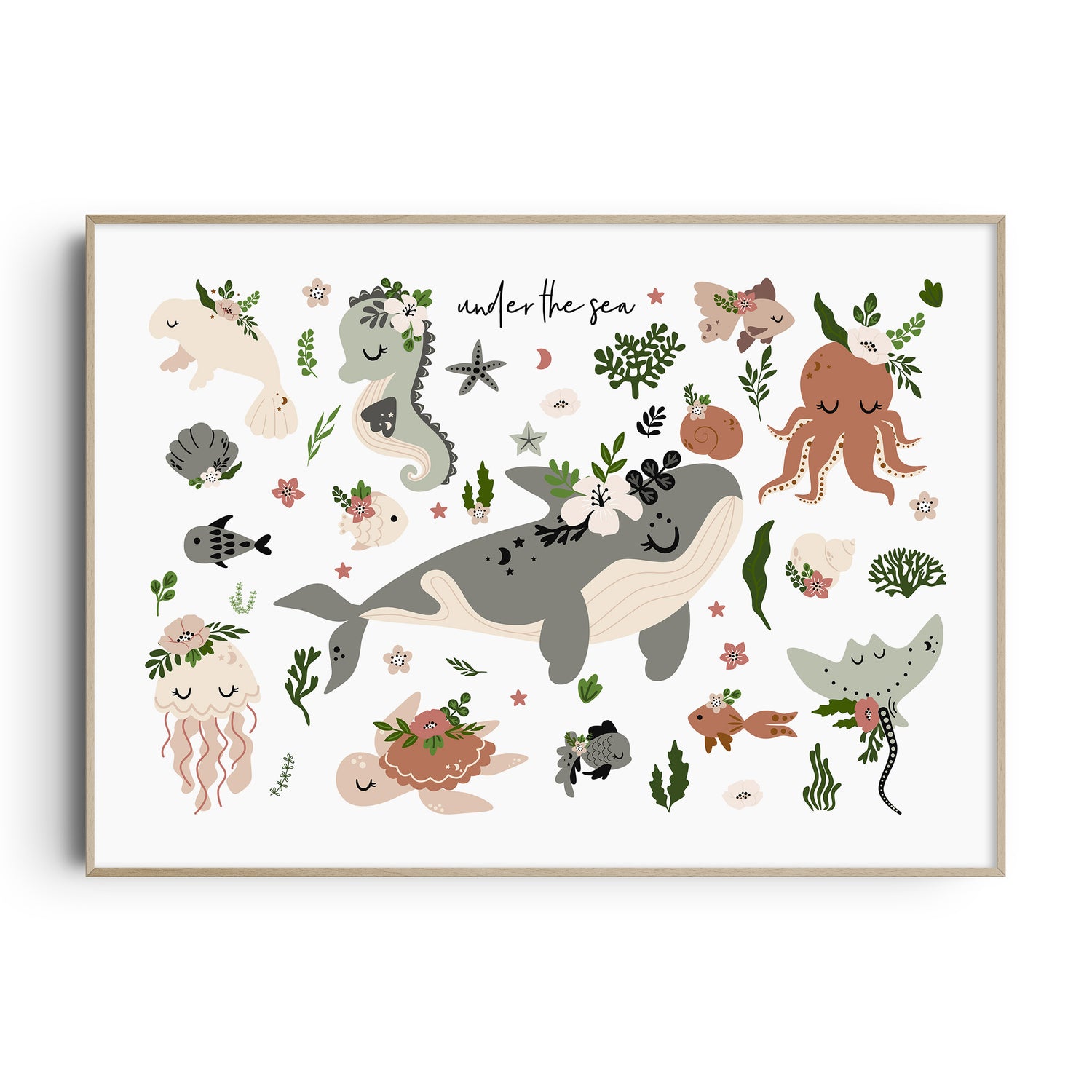 Sea Animals Print