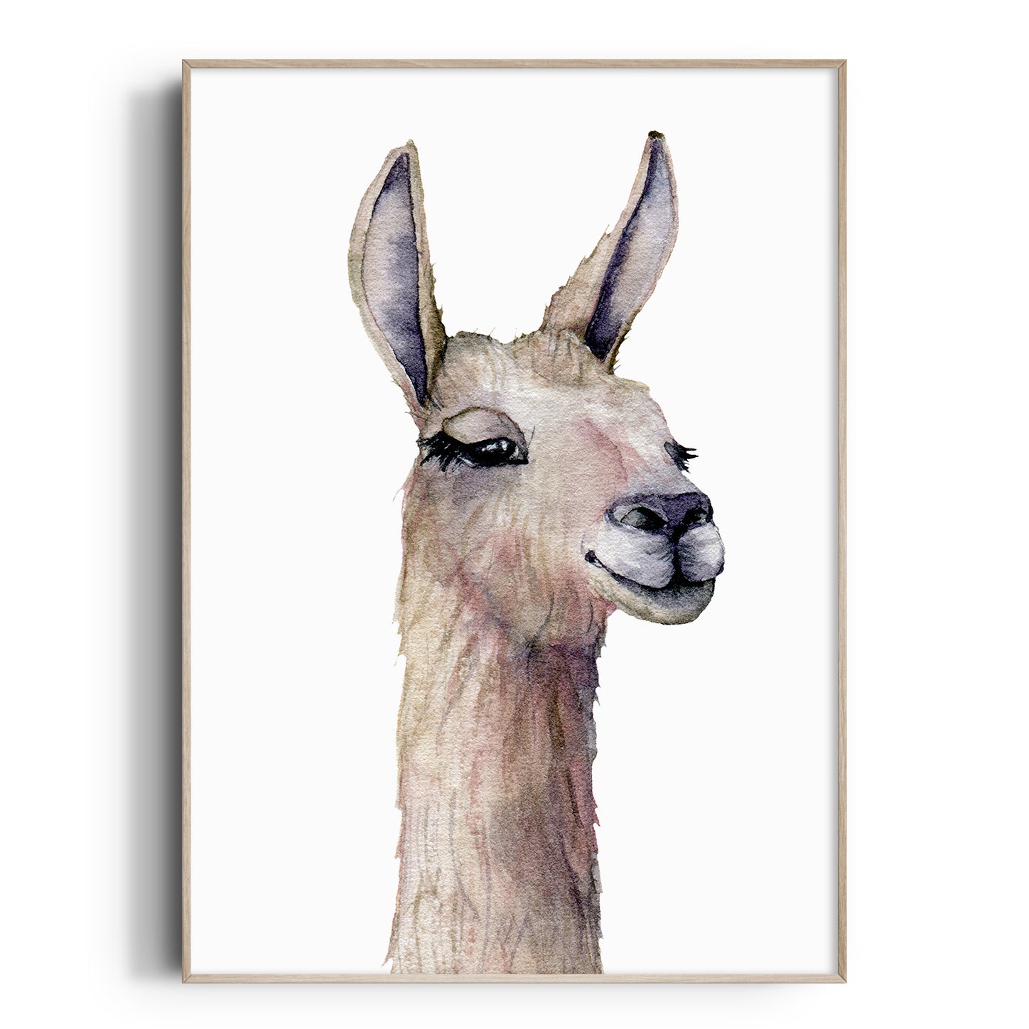 Llama Nursery Wall Art Print