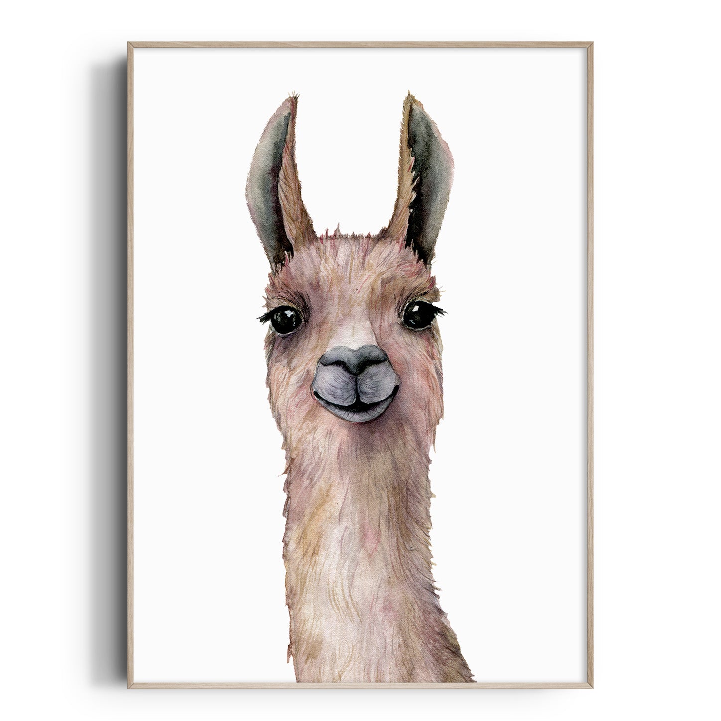Llama Nursery Wall Art Print