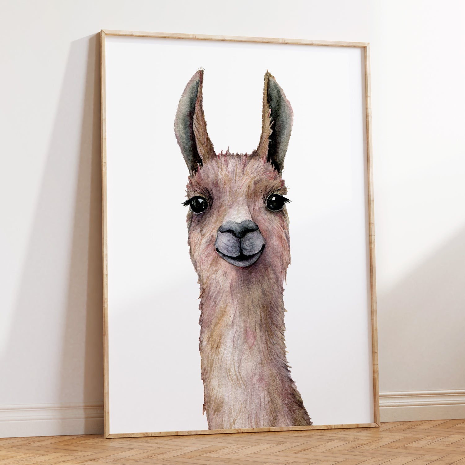 Llama Nursery Wall Art Print