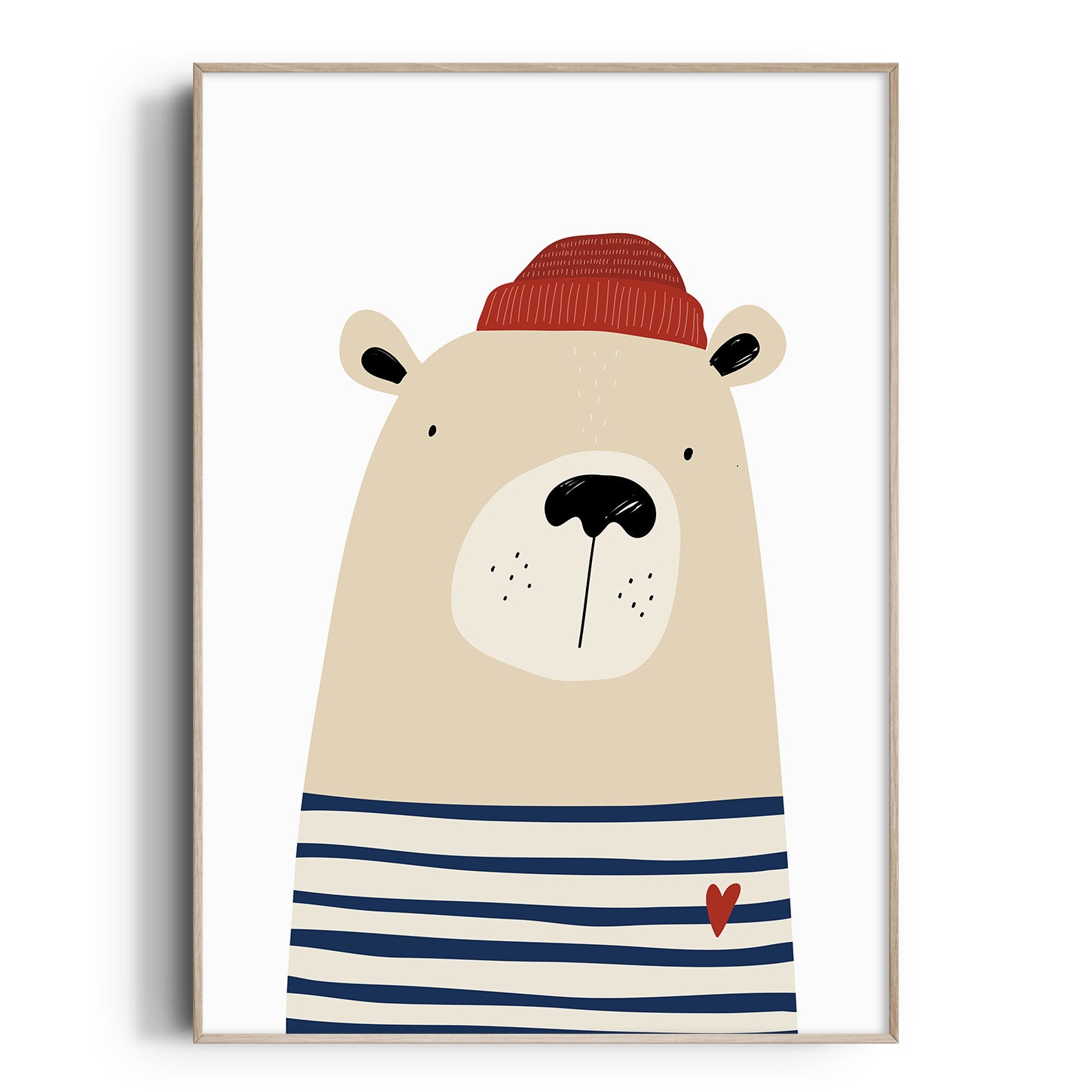 Bear Sailor Print