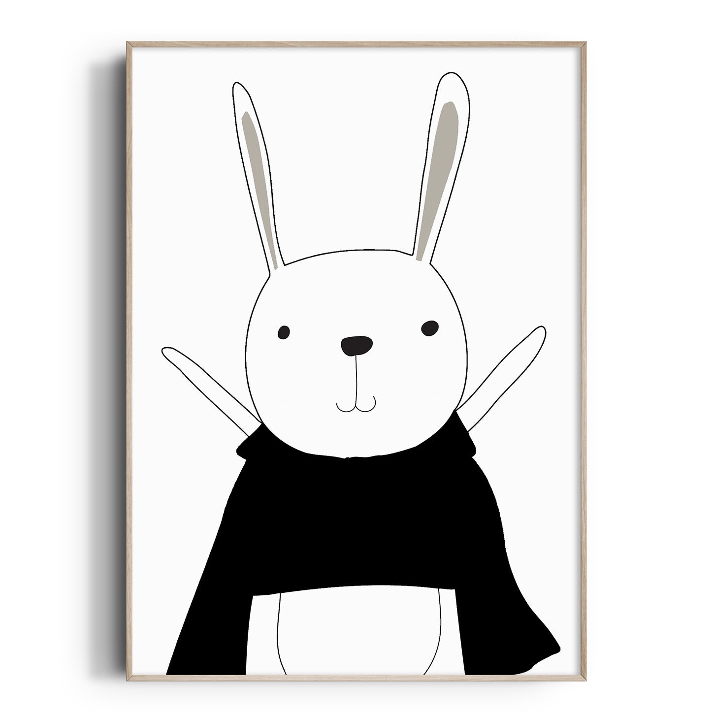 Superhero Bunny Print