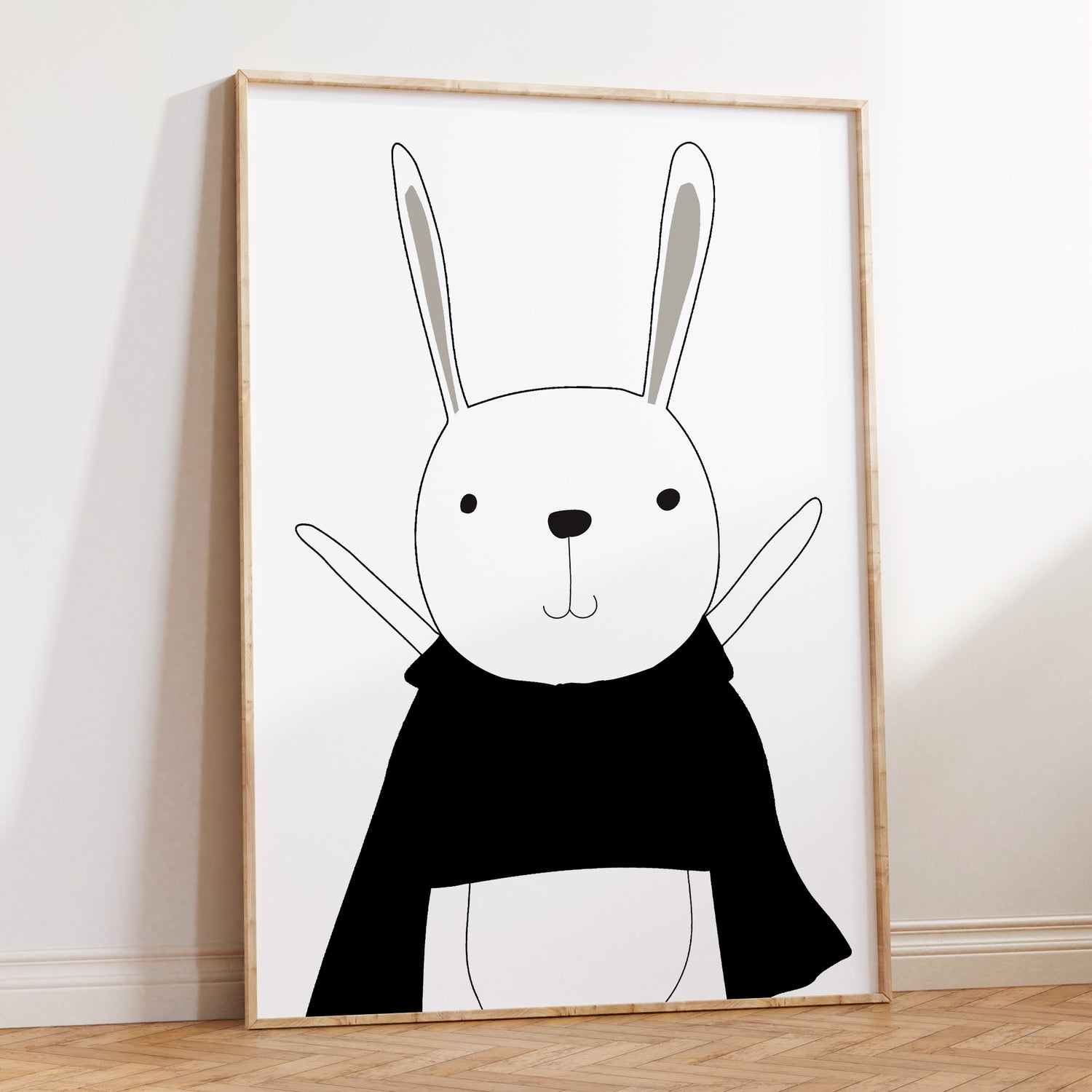 Superhero Bunny Print