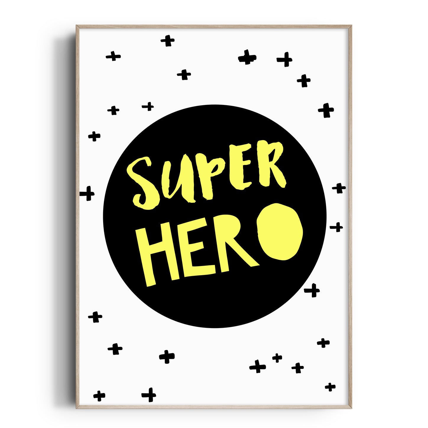 Superhero Circle Print