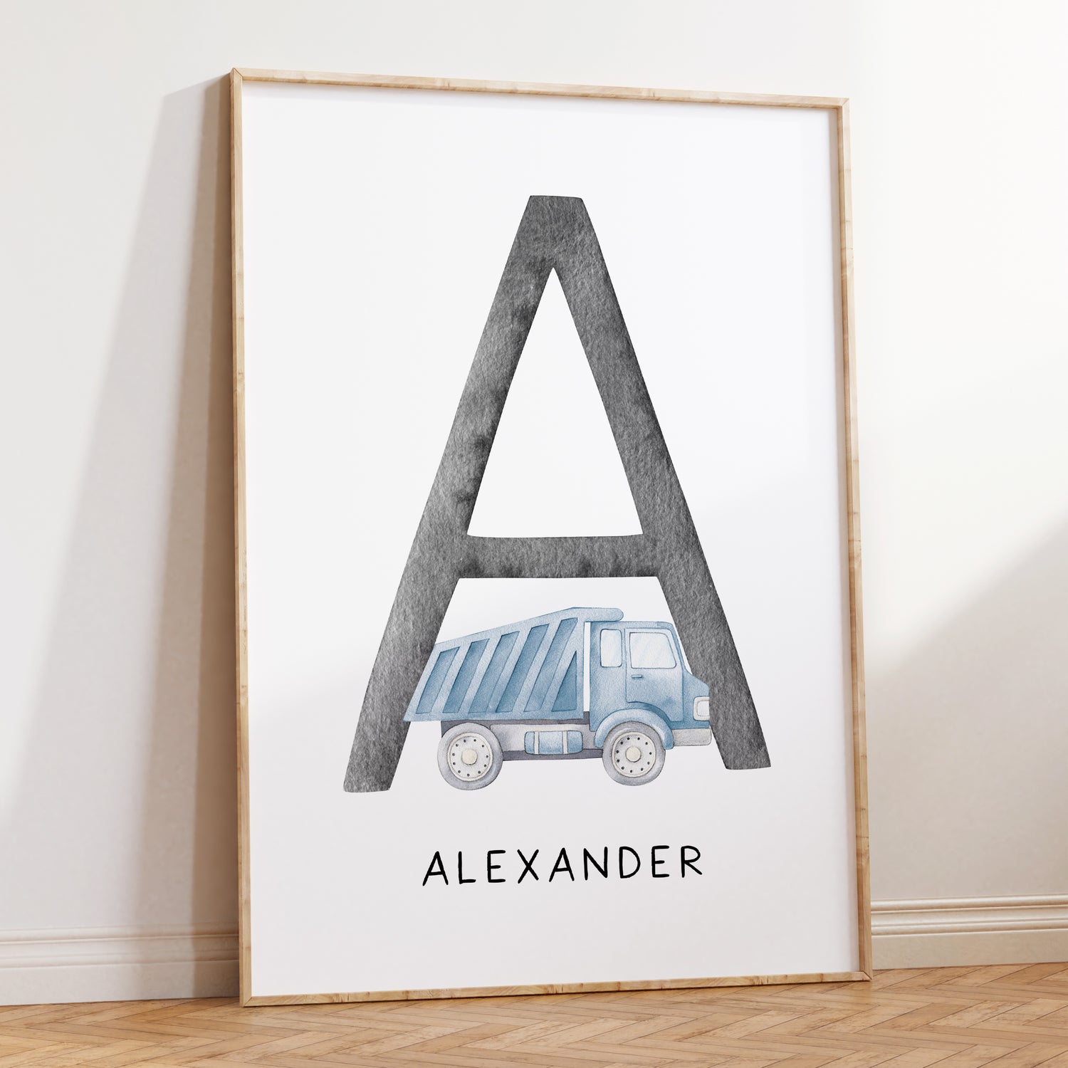 Tip Truck Name Print