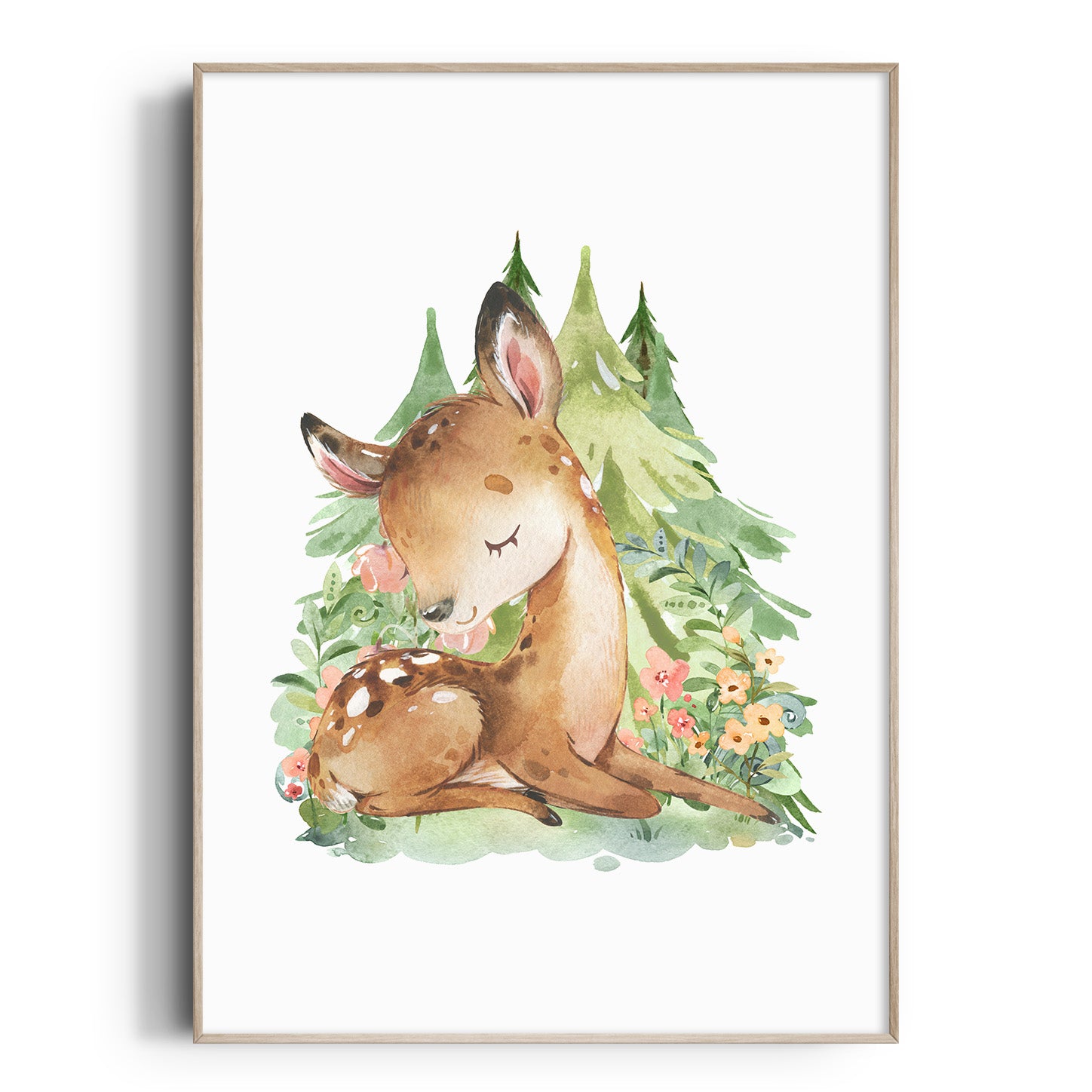 Woodland Deer Print
