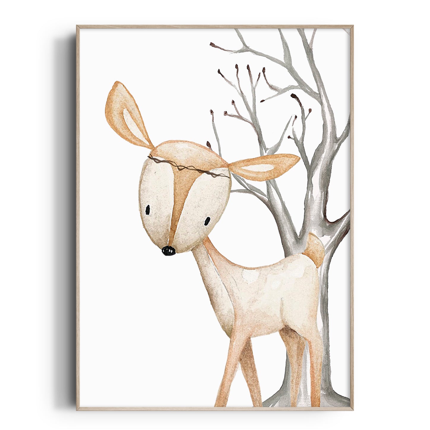 Woodland Deer Print