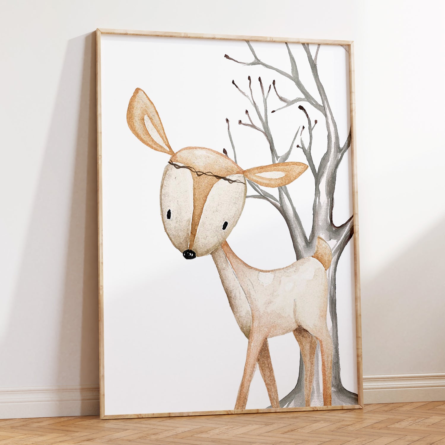 Woodland Deer Print