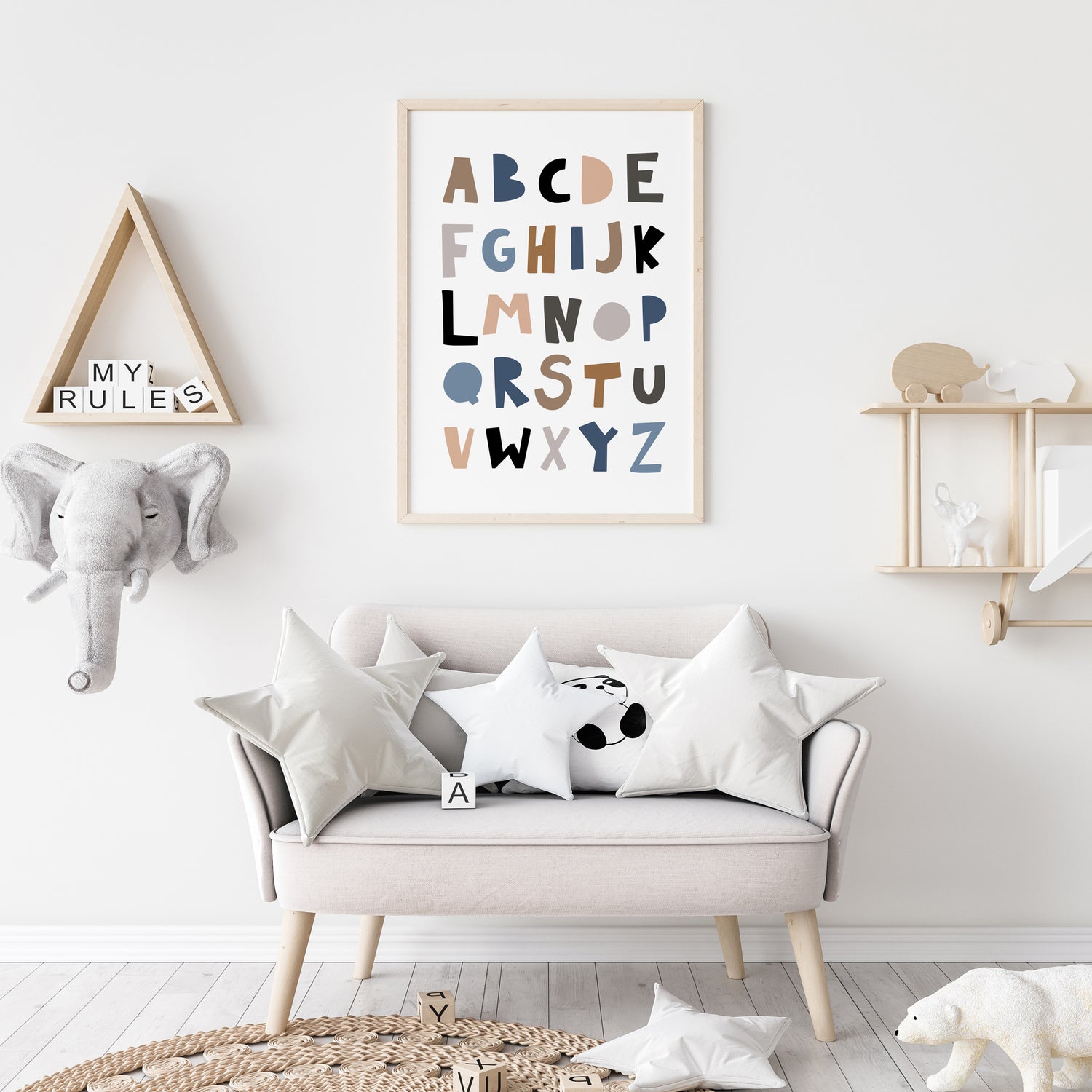 Space Alphabet Print