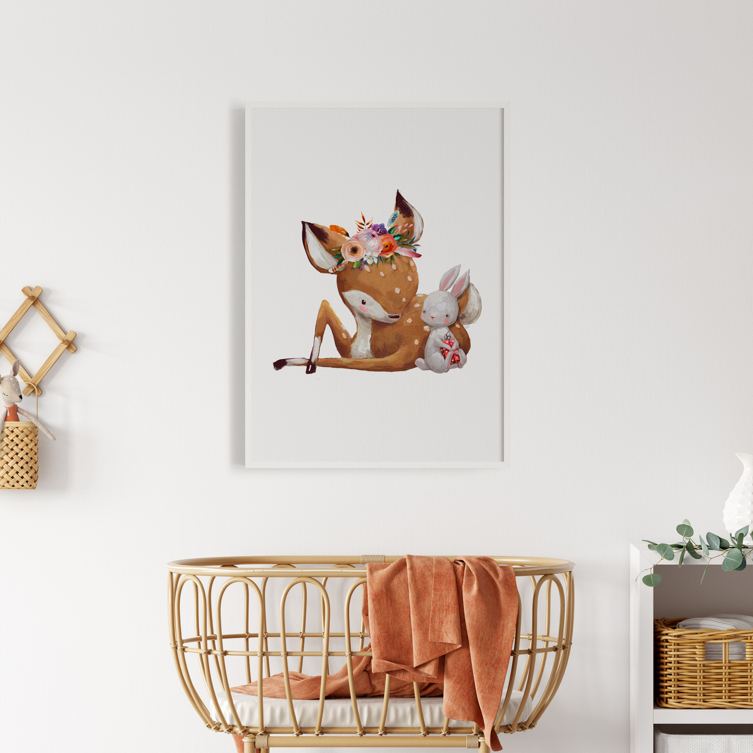 Woodland Baby Deer Print