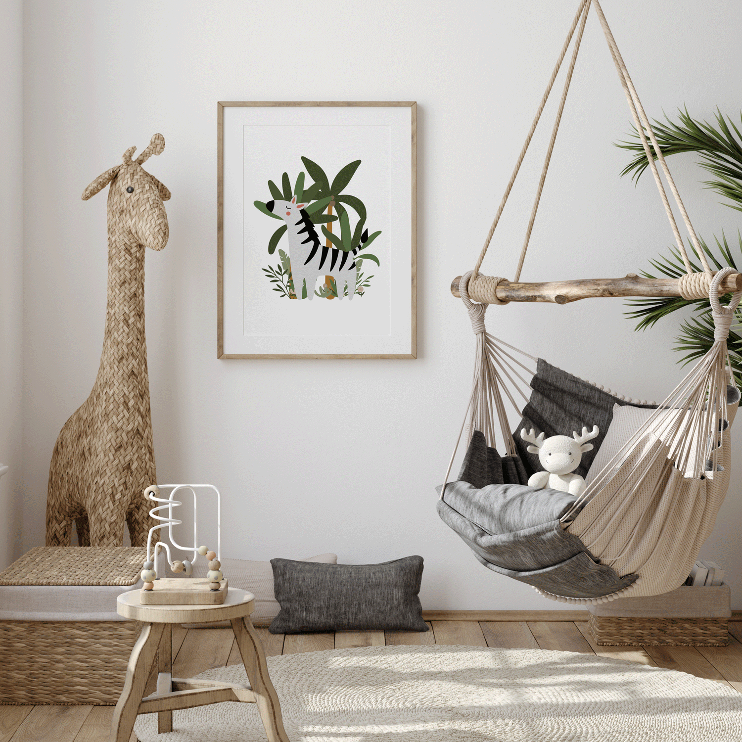 Zebra Jungle Print