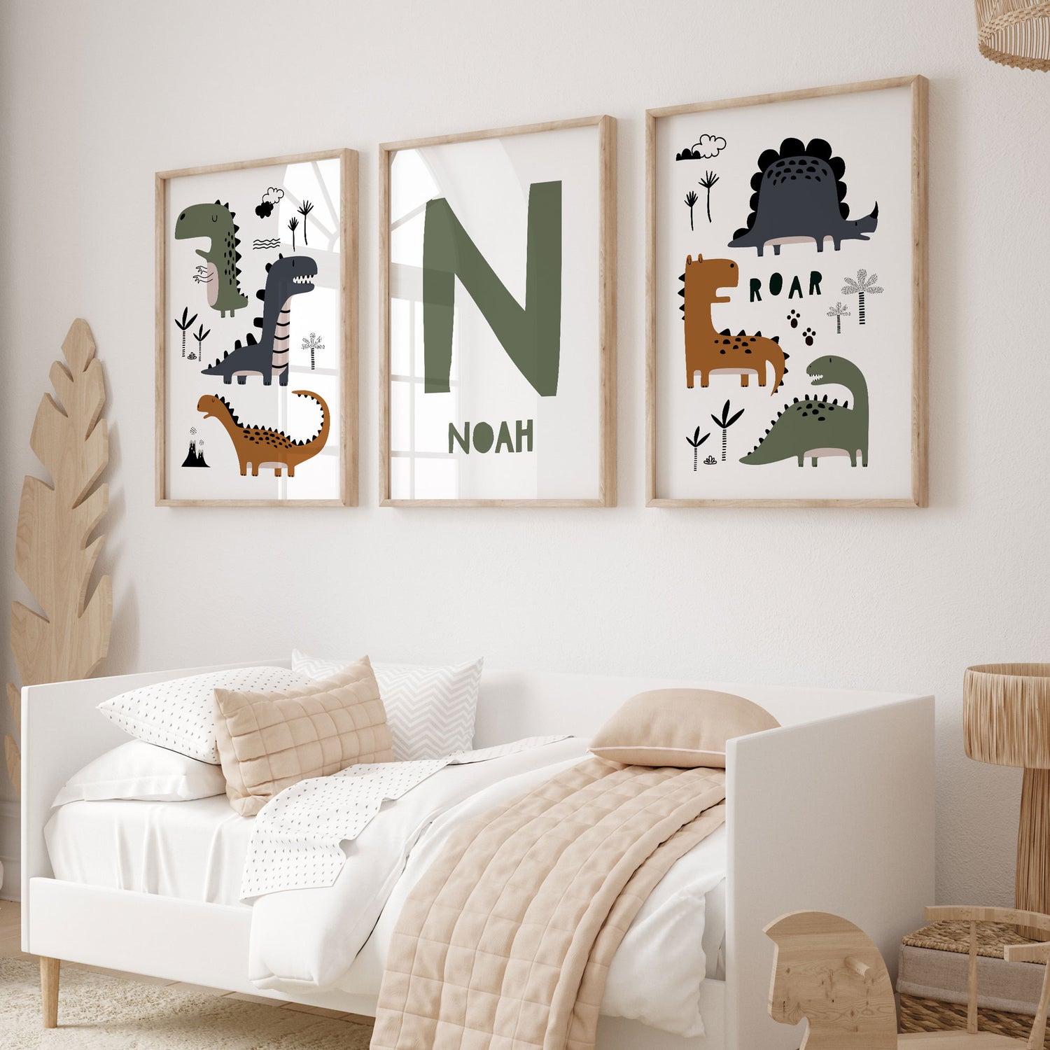 Name & Dinosaur Prints