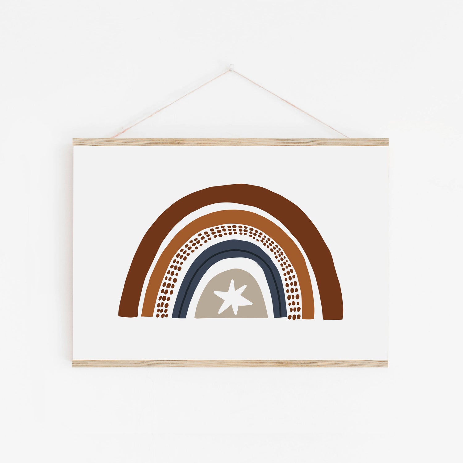 Rainbow Nursery Print