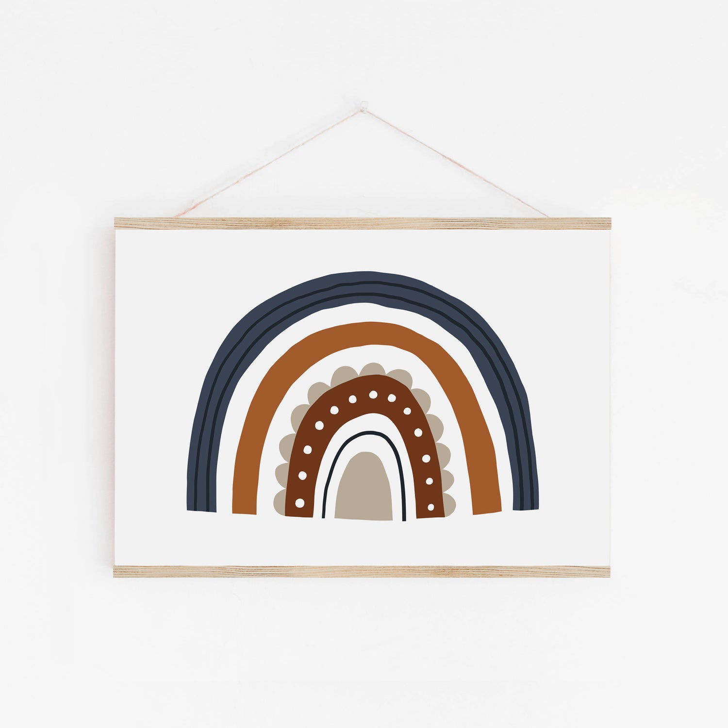 Rainbow Nursery Print