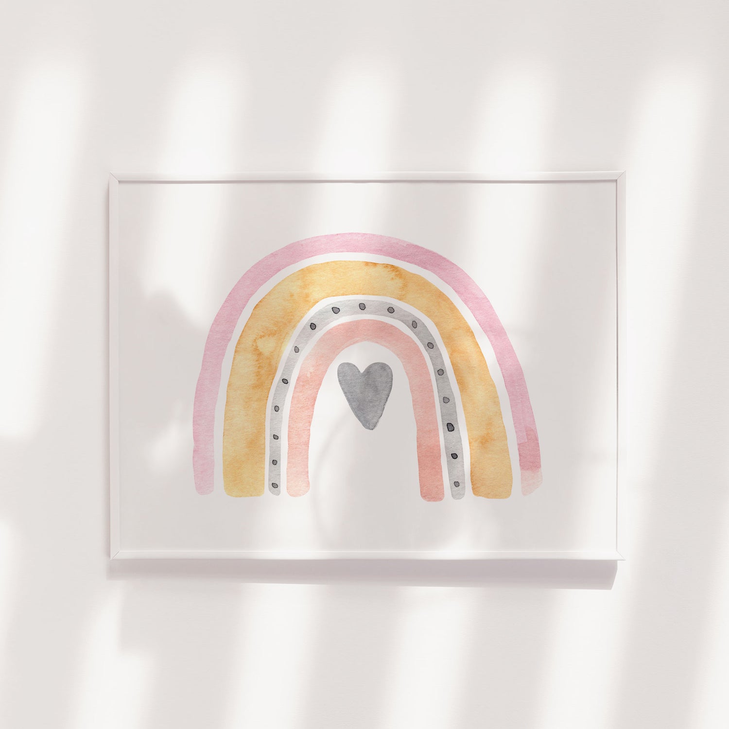 Watercolour Rainbow Print