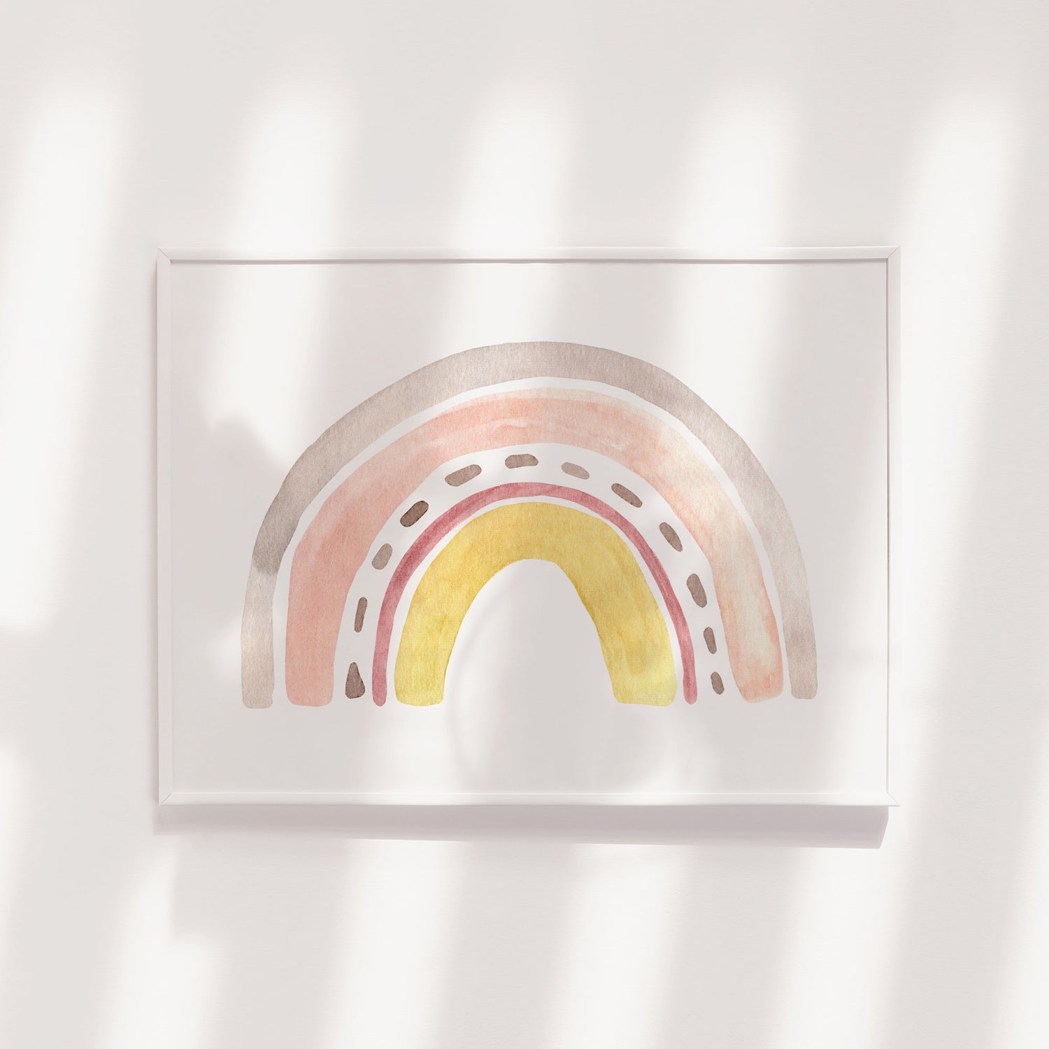 Watercolour Rainbow Print