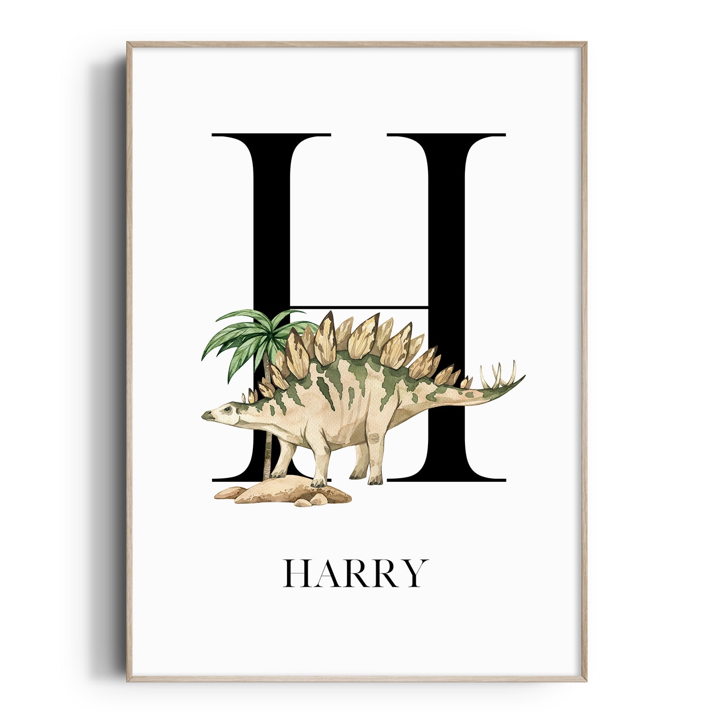 Stegosaurus Name Print