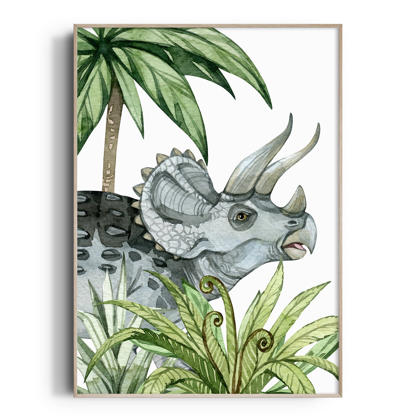 Triceratops Print
