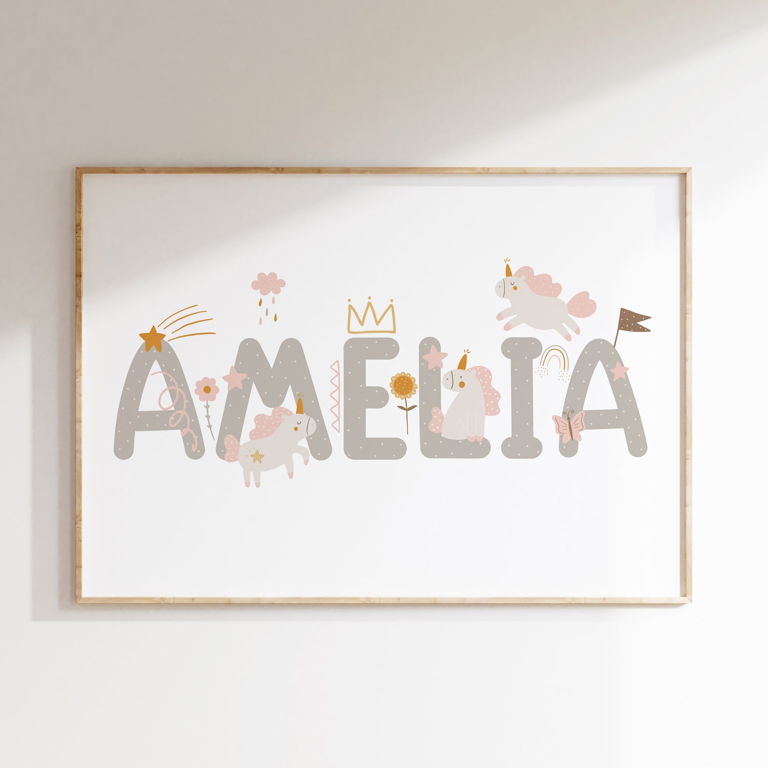 Unicorn Name Print