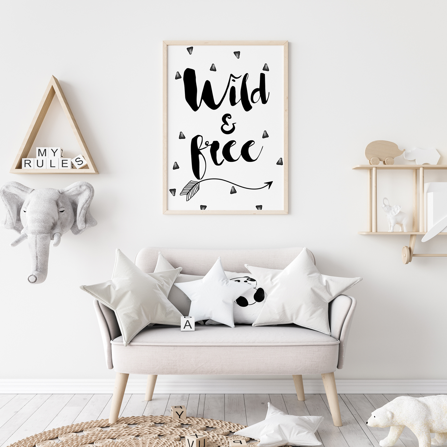 Tribal Arrow Wild & Free Print