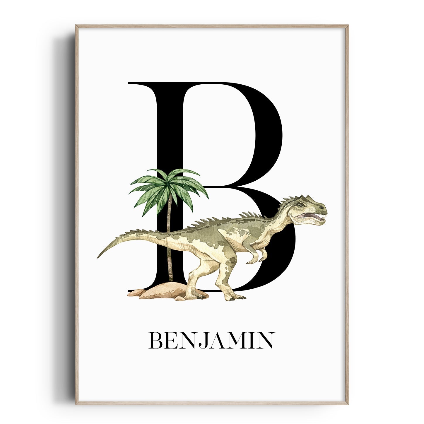 Allosaurus Name Print