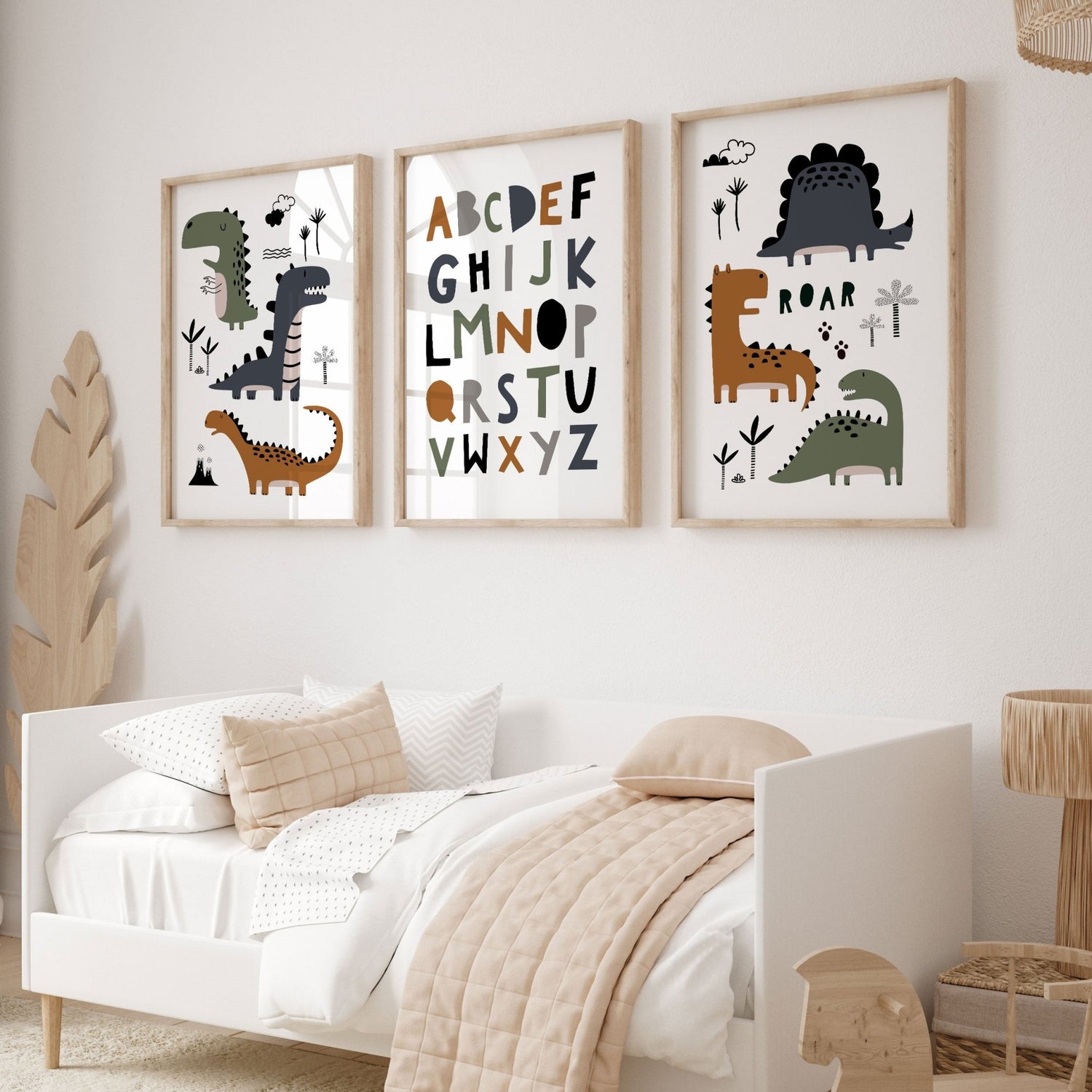 Alphabet & Dinosaur Prints