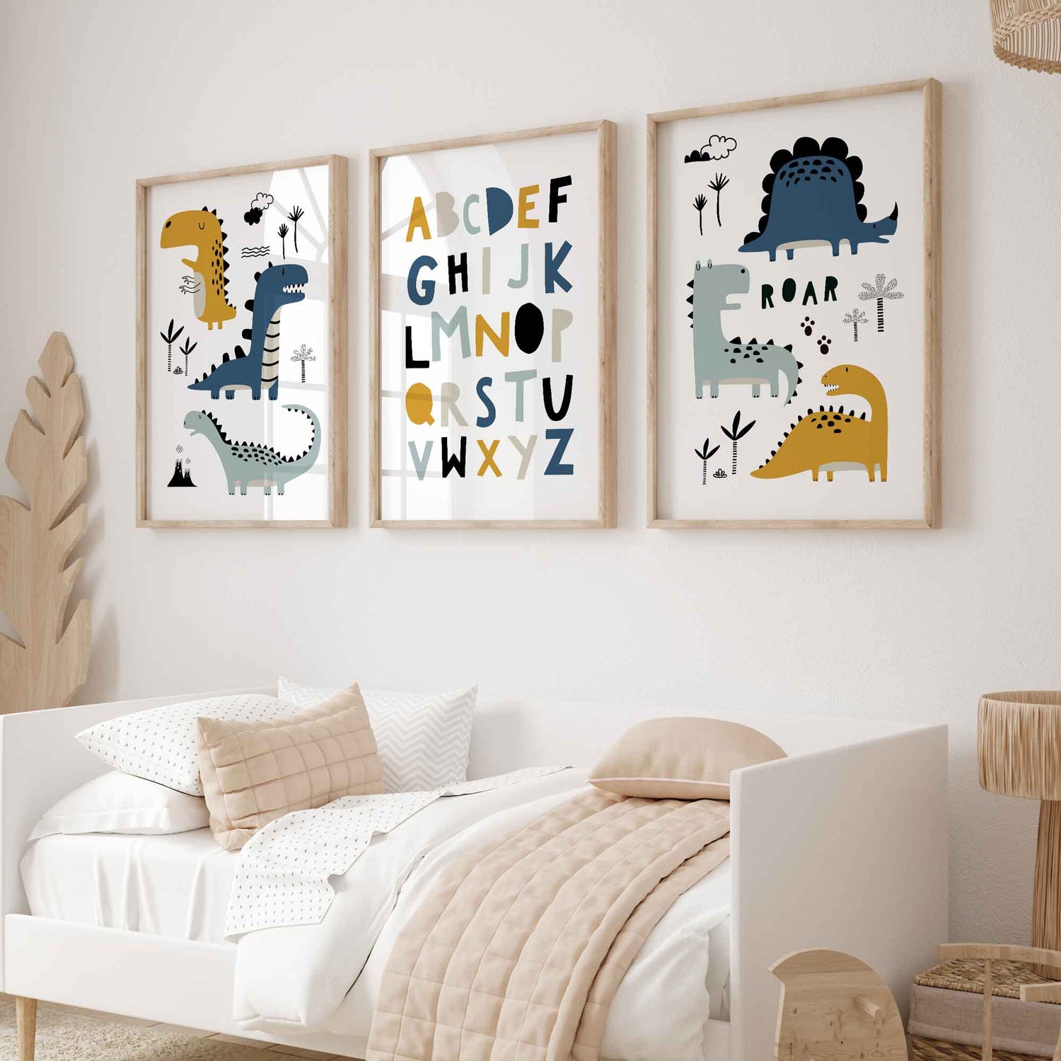 Alphabet & Dinosaur Prints