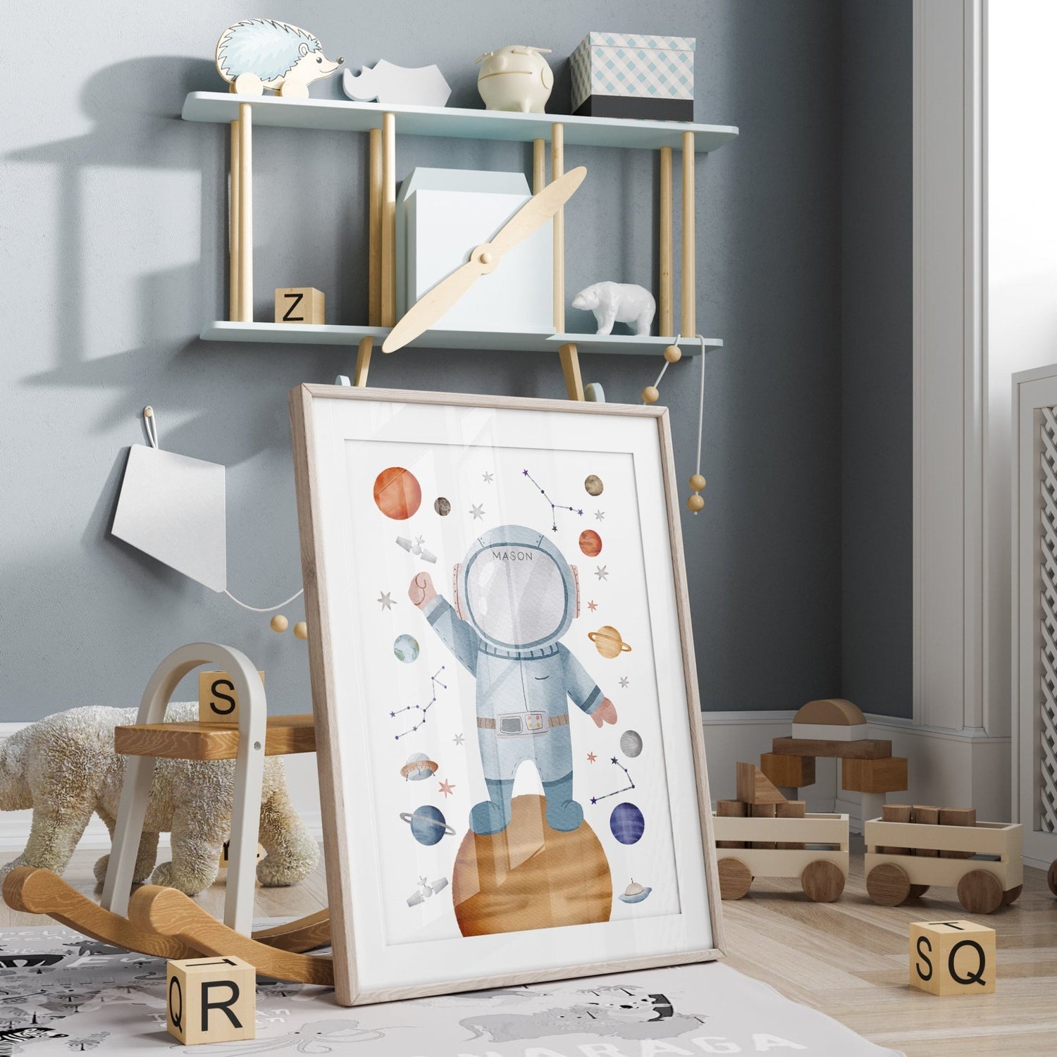 Astronaut Name Print