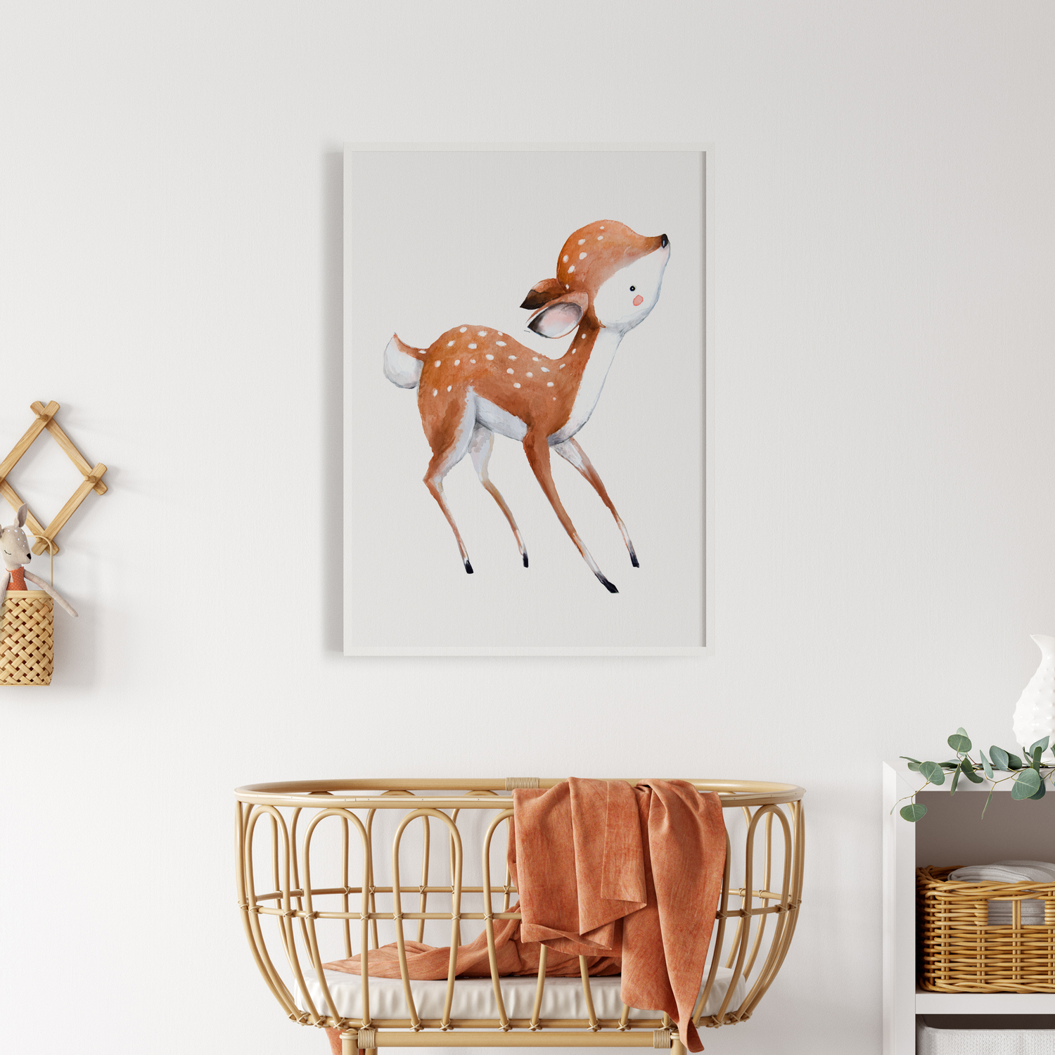 Woodland Baby Deer Print