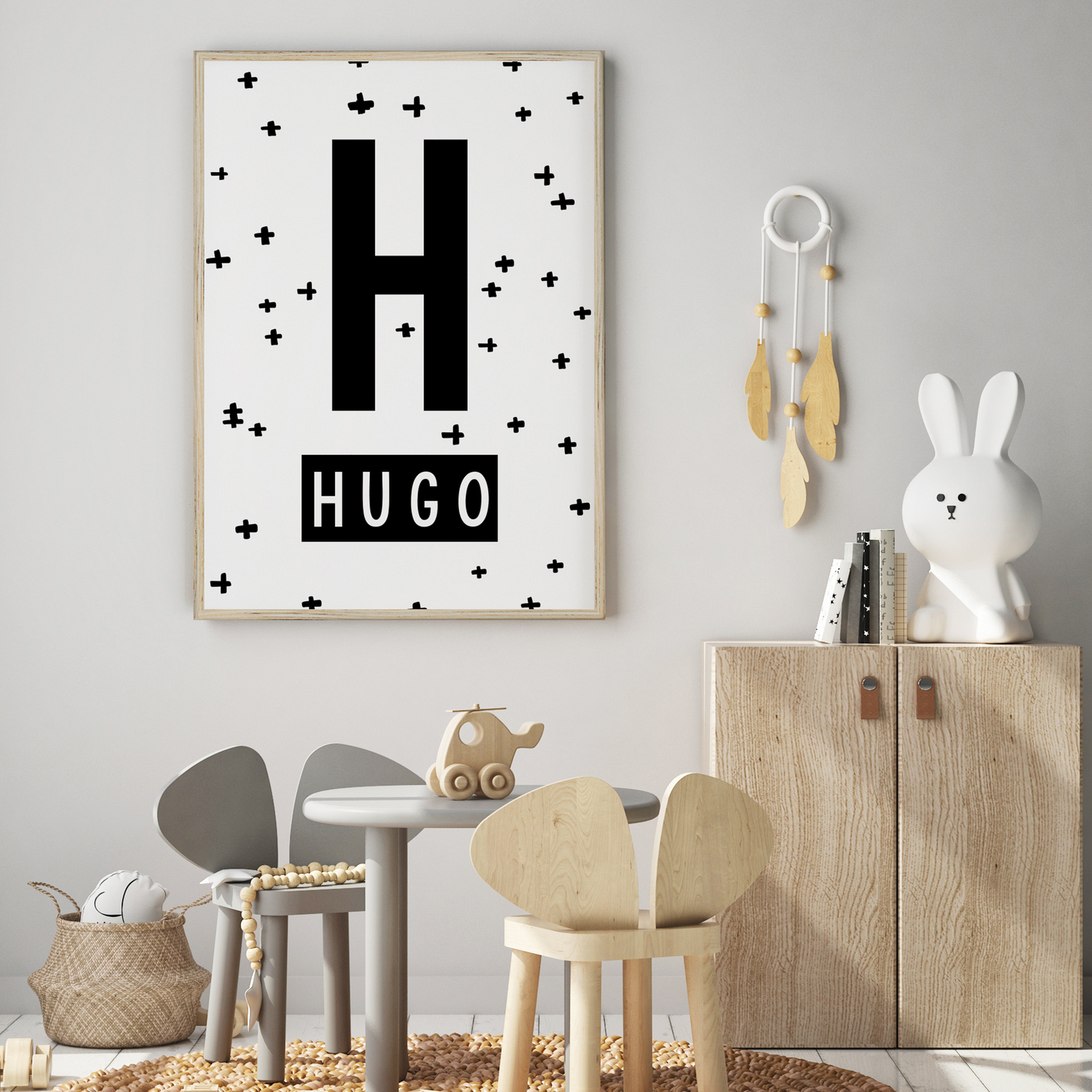 Swiss Cross Name Print